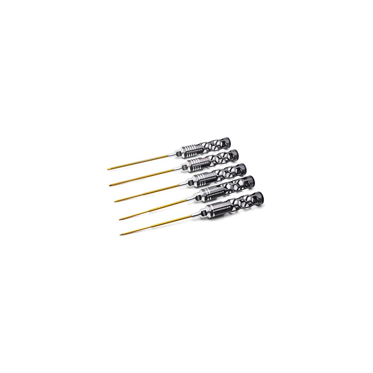 Arrowmax 6-Kant Schl. Set customs 5-part black...