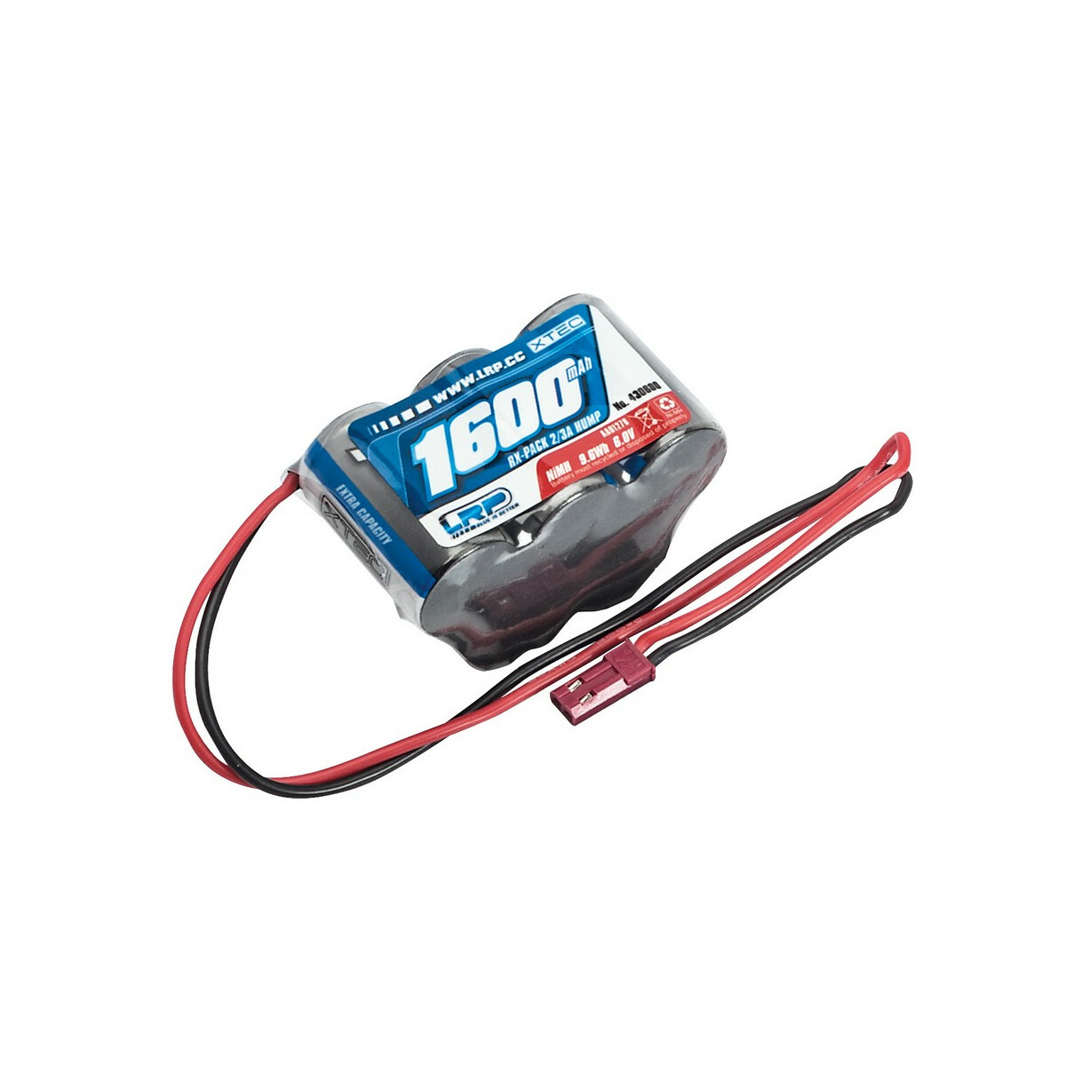 LRP 430600 LRP XTEC RX-pack Hump 2/3A NiMH - BEC - 6.0V -...