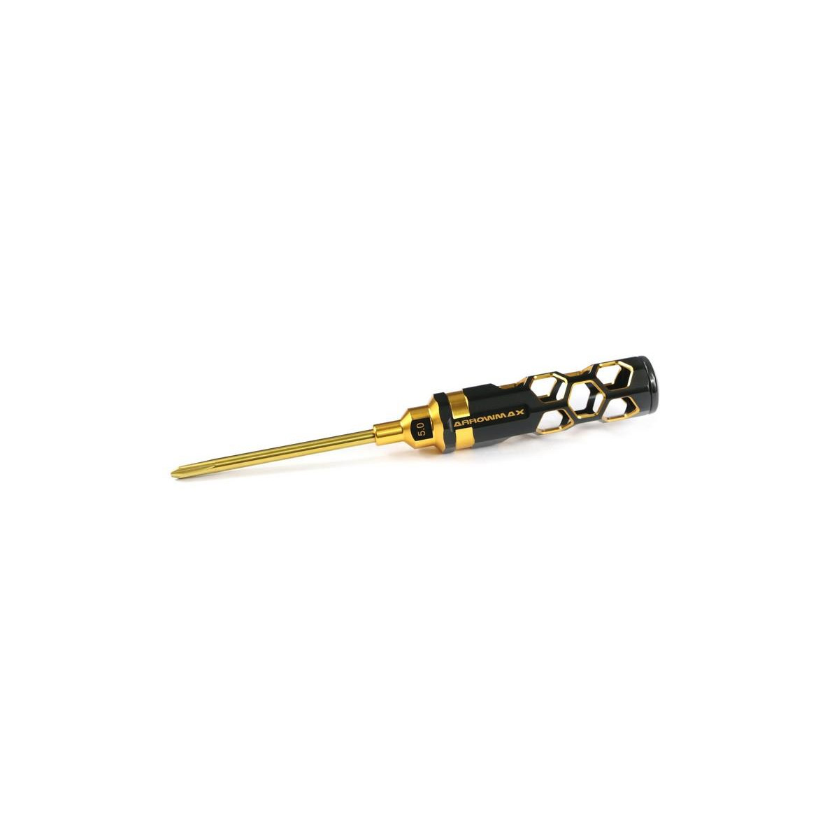 Arrowmax Phillips Screwriver 5.0 x 100mm Black Golden...