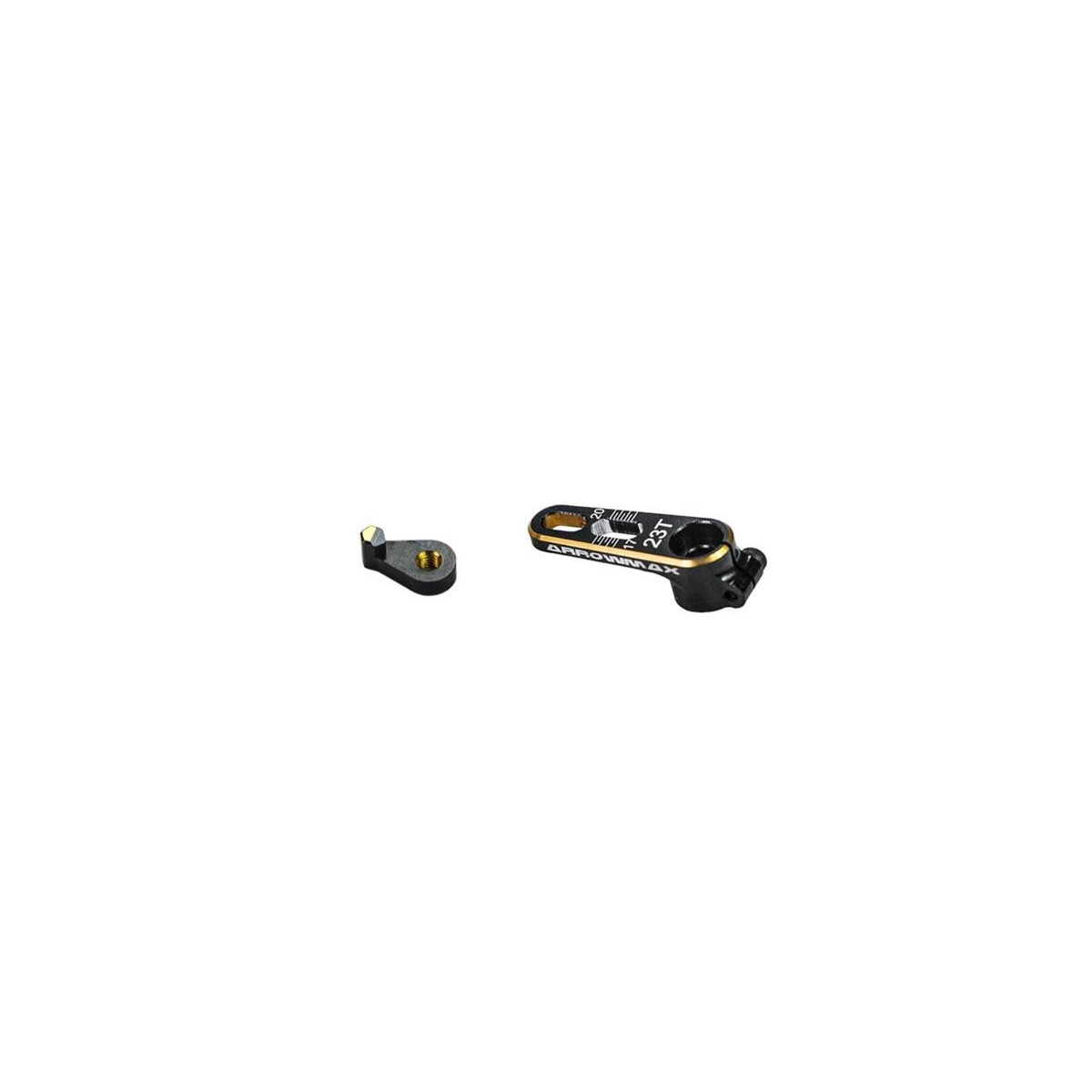 Arrowmax New AM Alu Servo Horns 23T Black Golden AM-030106