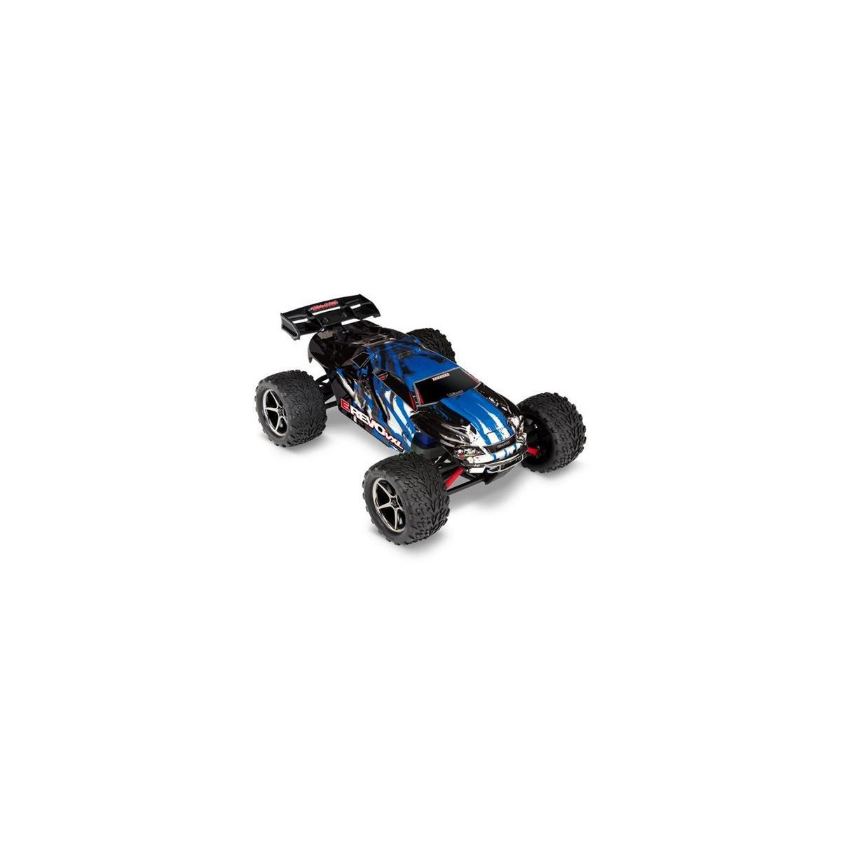 Traxxas E-Revo 4x4 VXL  blauX RTR+12V-Lader+Akku 71076