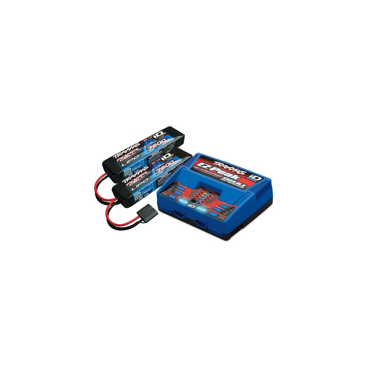 Traxxas 2991GX DUAL EZ-Peak Plus-Lader 2972G + 2x 2S Lipo...