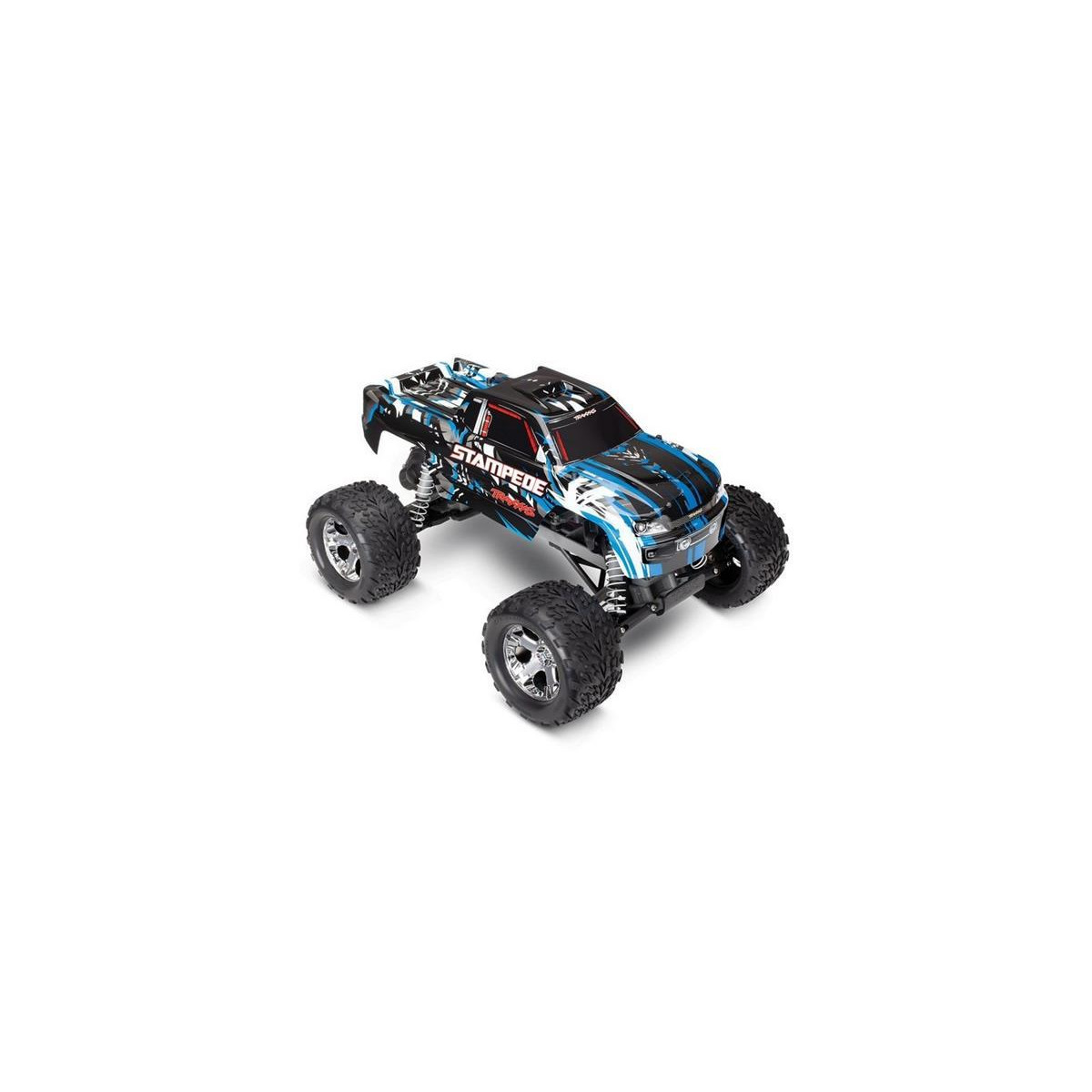 Traxxas Stampede blau-X RTR +12V-Lader+Akku 36054