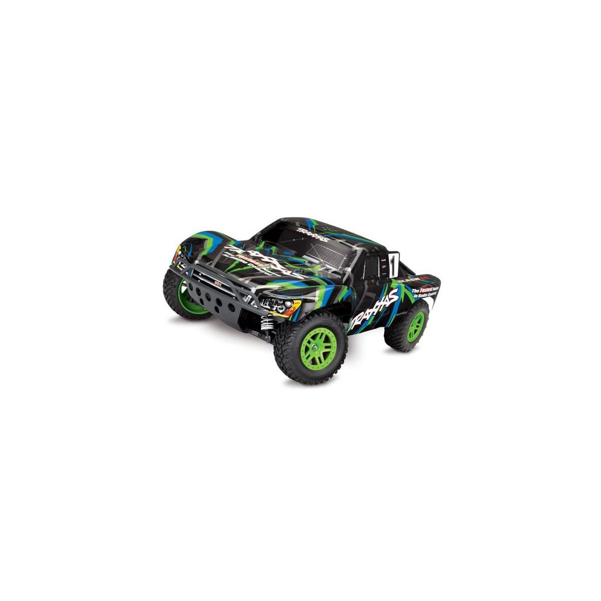 Traxxas 68054-1GRN Slash 4x4 grün/blau RTR...