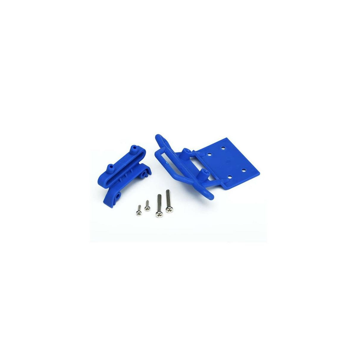 Traxxas 3621X Bumper + Halter + Schrauben vorn blau