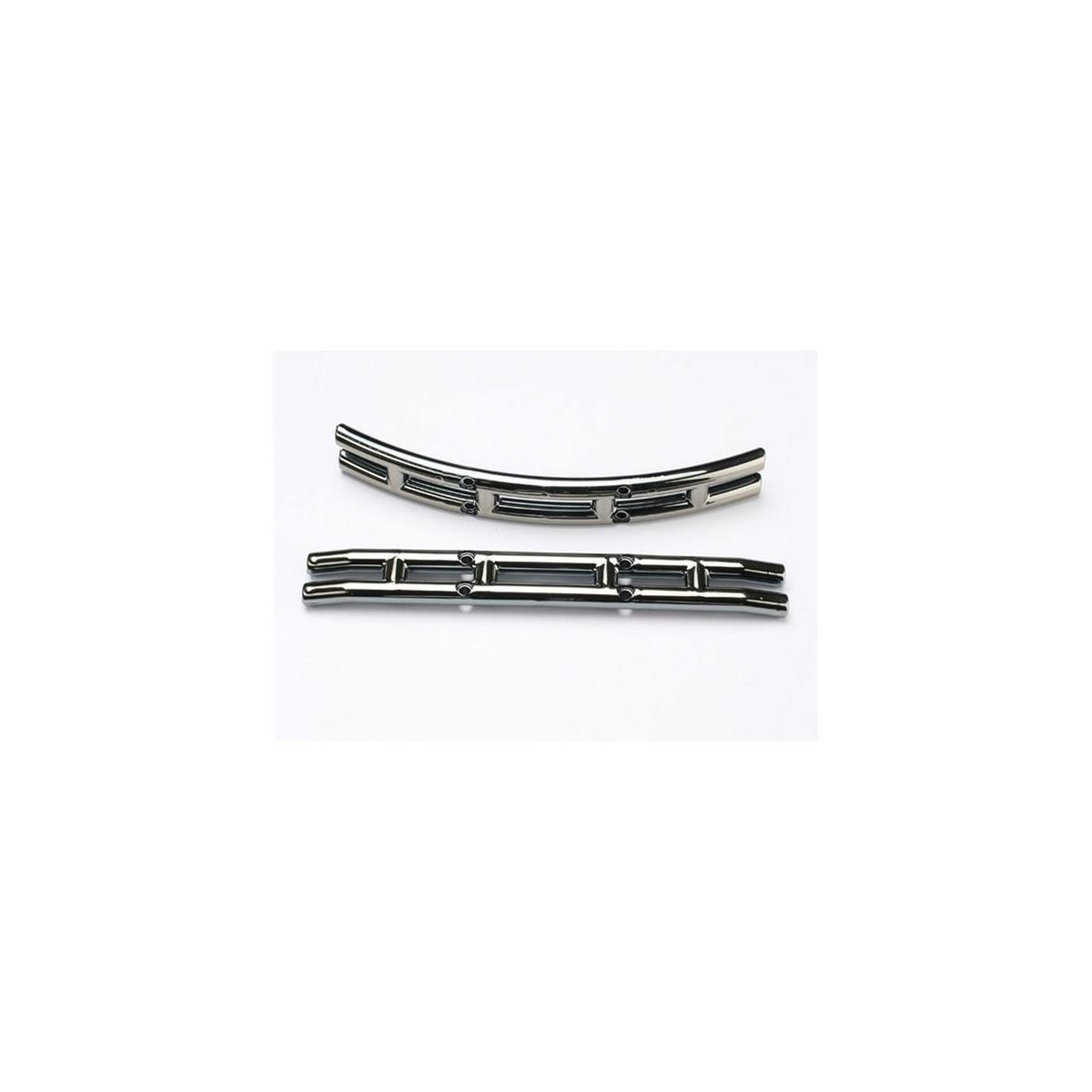 Traxxas 3926 Bumper v+h schwarz/chrome