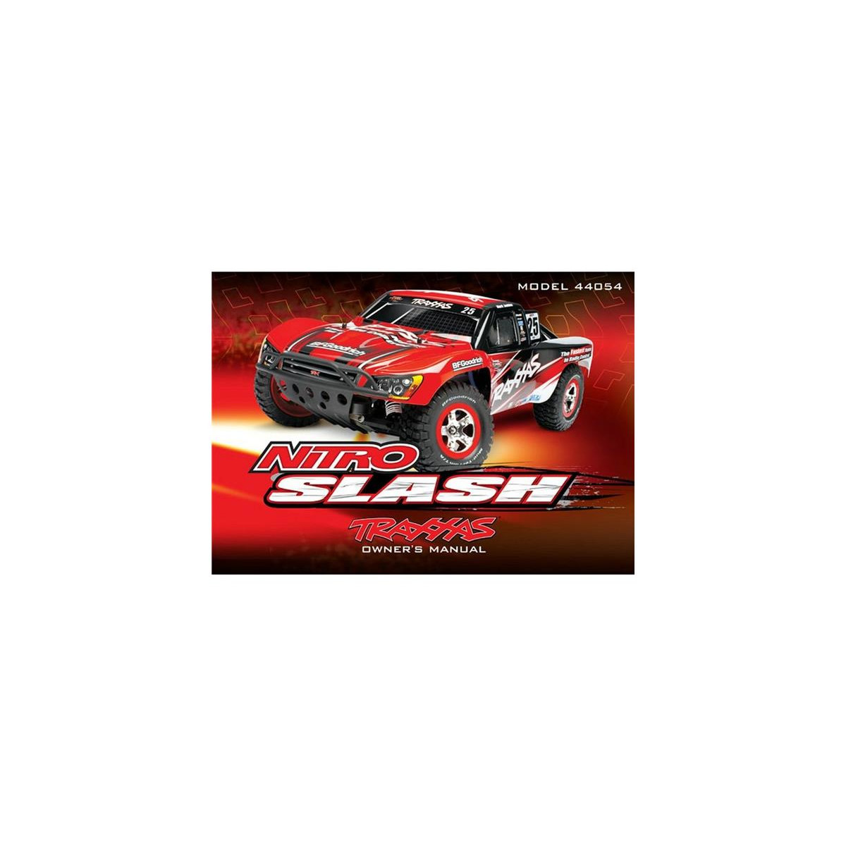 Traxxas 4498 OWNERS MANUAL, NITRO SLASH