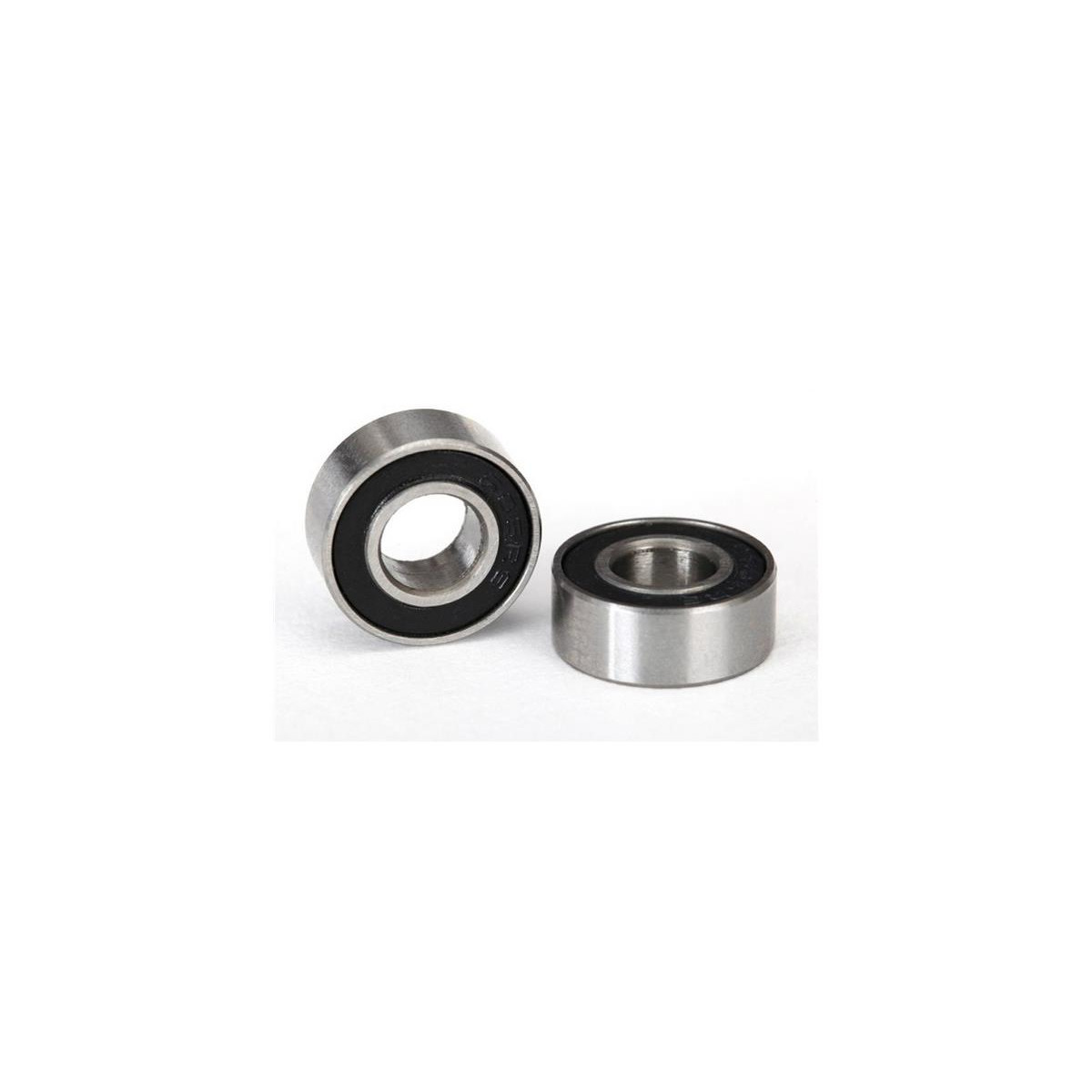 Ball bearings, black rubber sealed (6x13x5mm) (2)