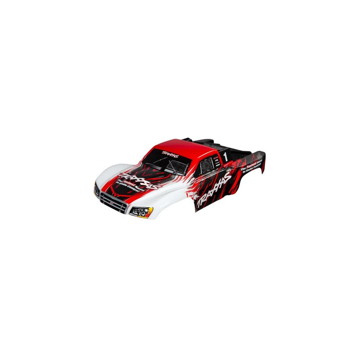 Traxxas 5824R Karo Slash 4X4 rot (lackiert+Sticker)