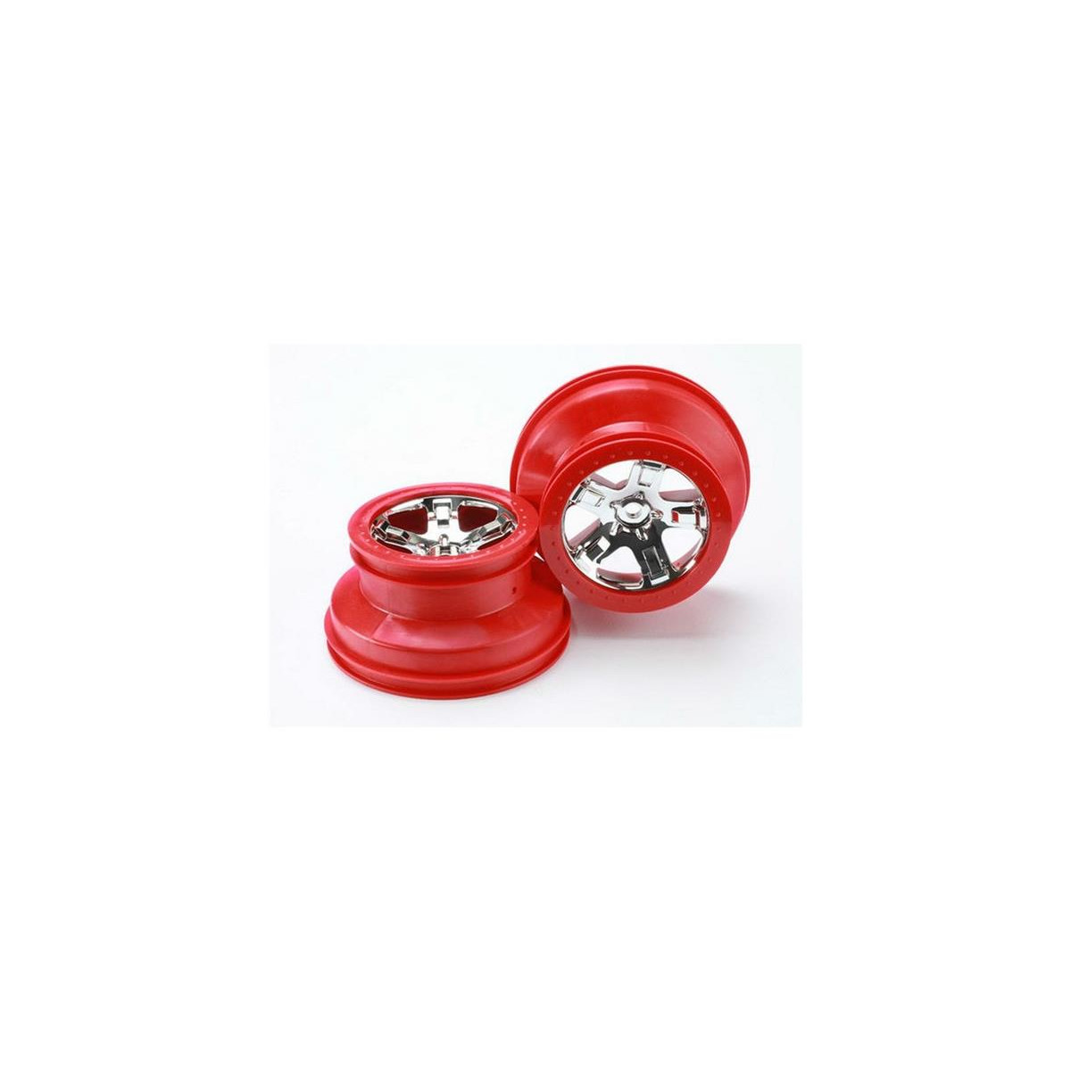 Felgen SCT chrome / rot 2WD hinten