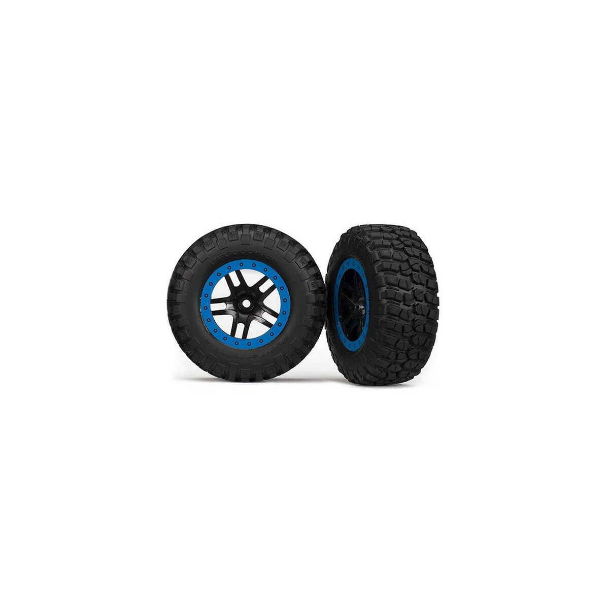 Traxxas 5883A T&W, GLUED (SCT SS BLK/BLUE BE