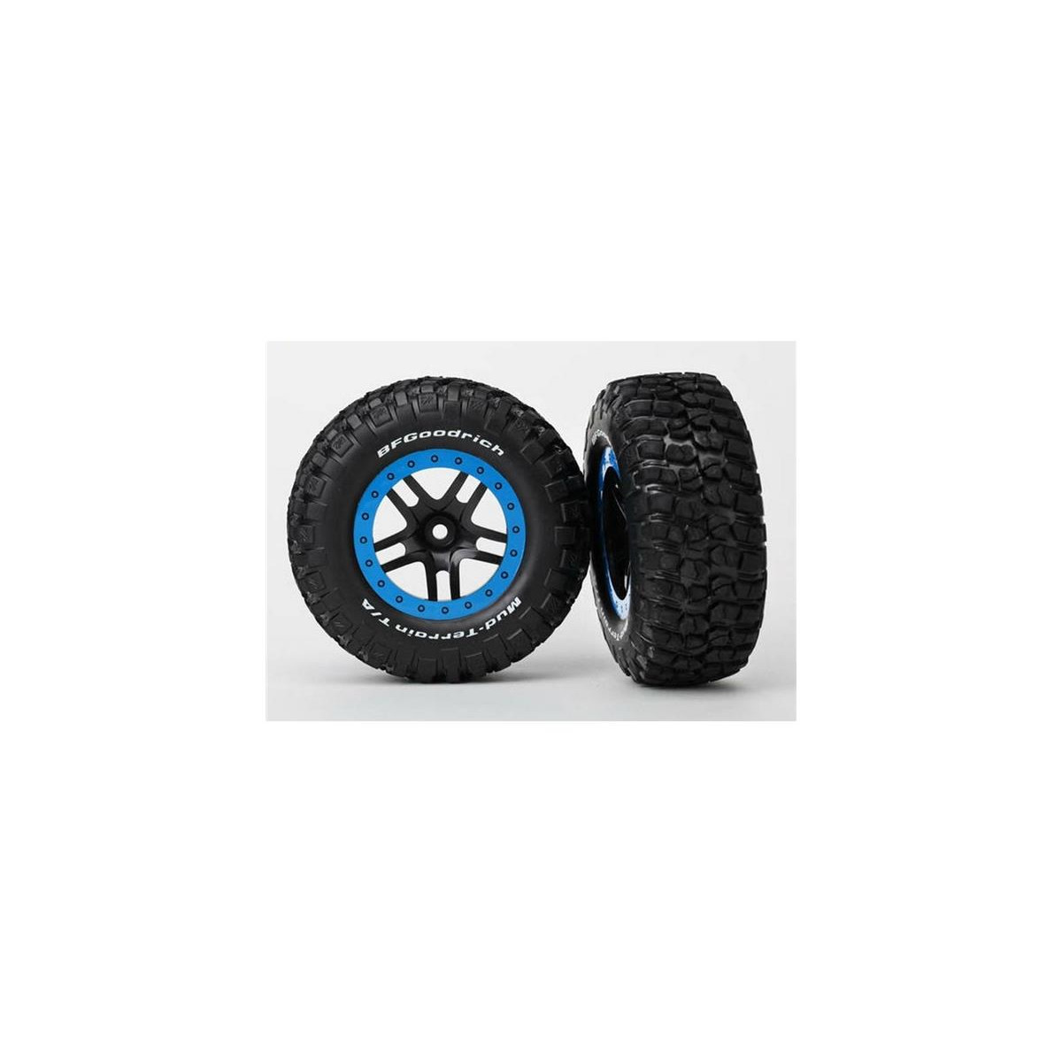 Traxxas 5885A T&W, GLUED (SCT SS BLK/BLUE BE