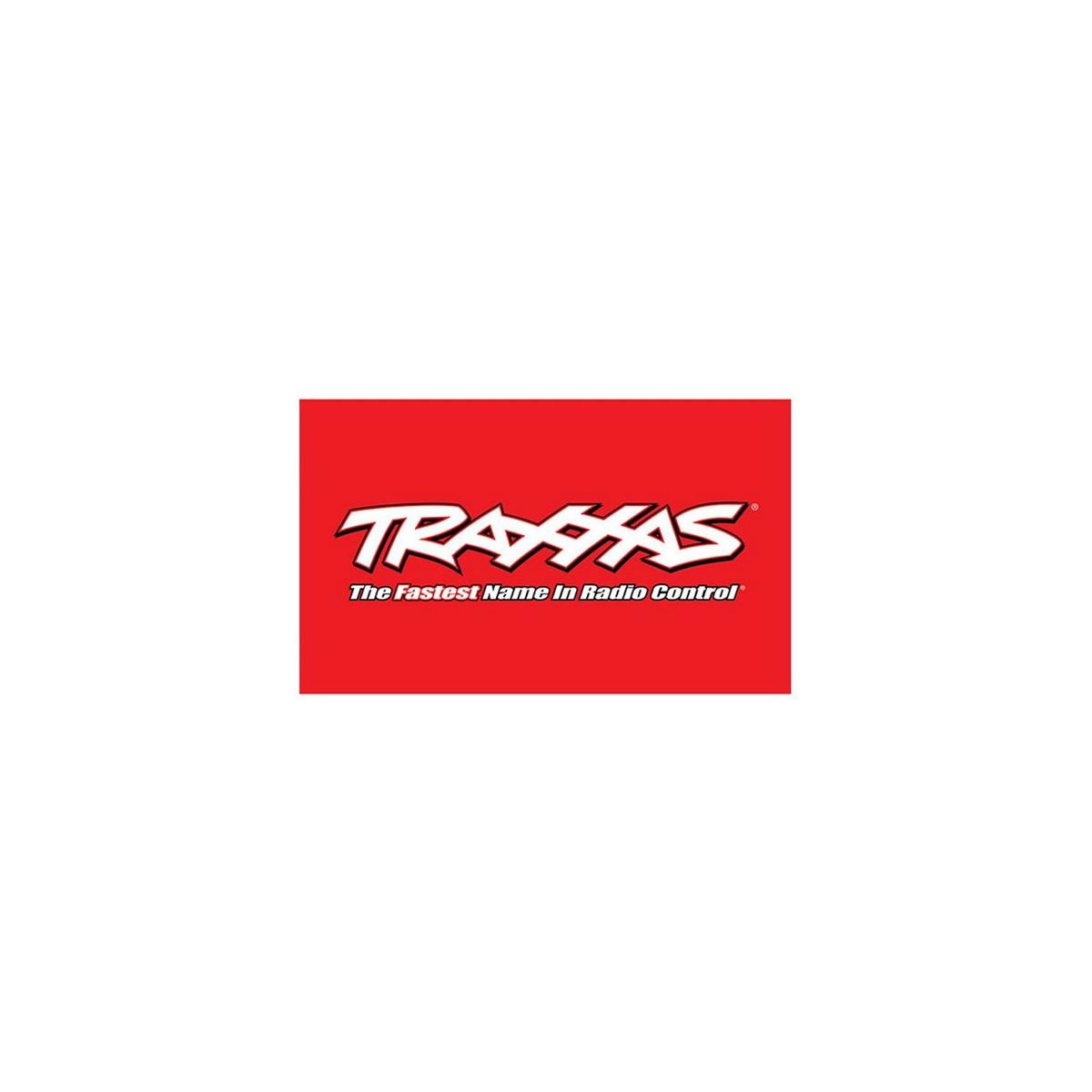 Traxxas 61848 3 X 5 LOGO FLAG RED