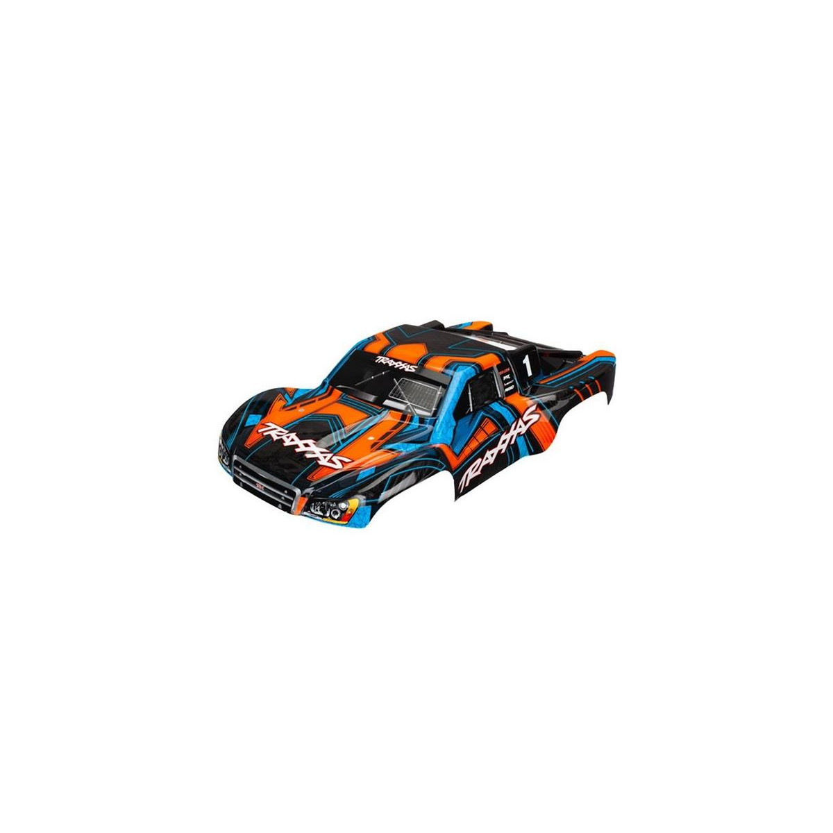 Traxxas 6844 Karo Slash 4X4 orange mit blau (lackiert +...