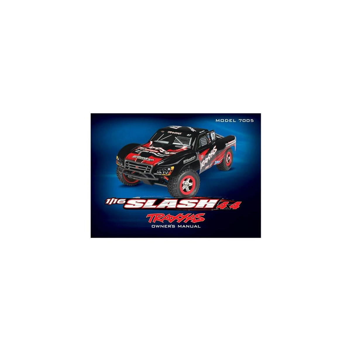 Traxxas 7097 Bedienungsanleitung 1/16 SLASH 4WD