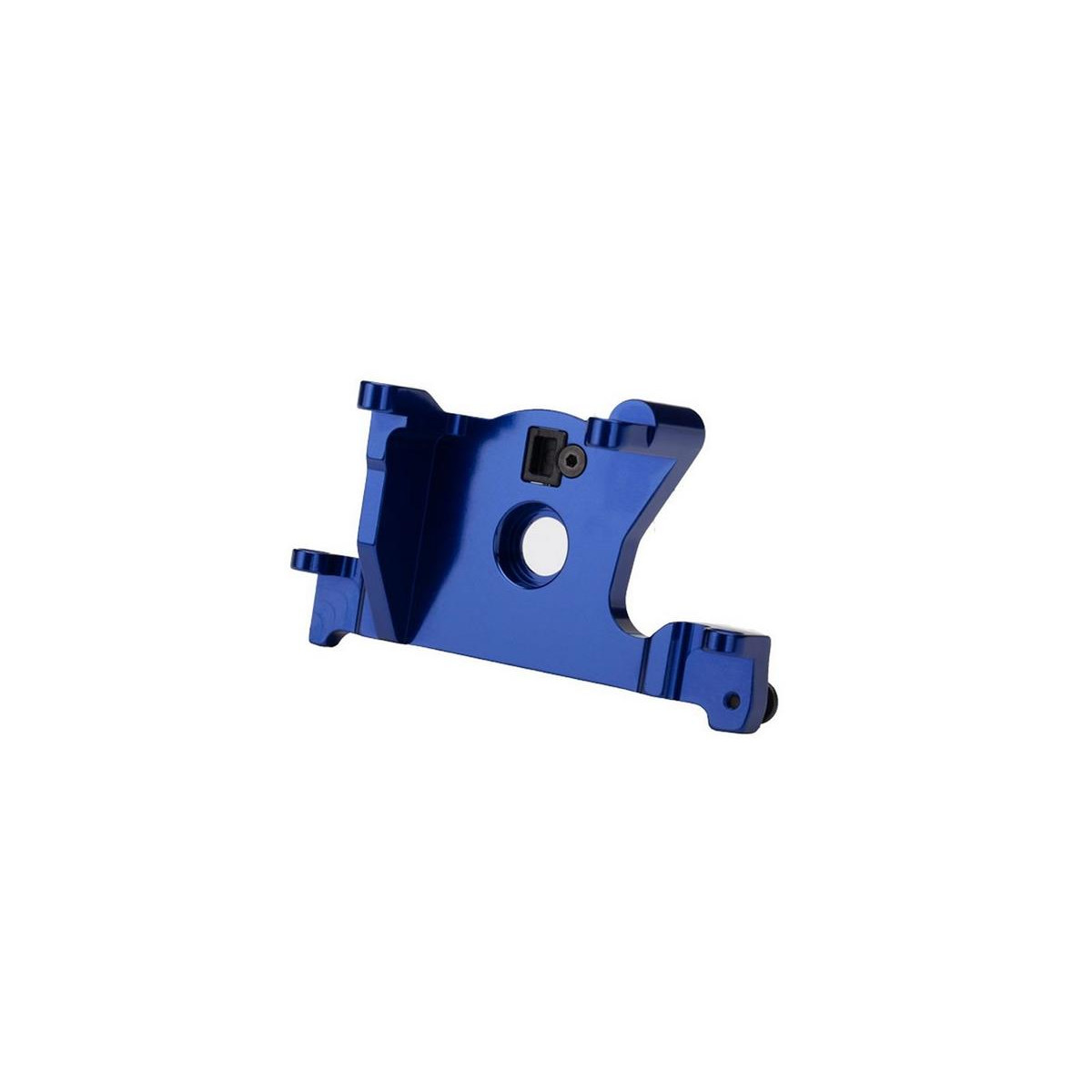 Traxxas 7460R Motor Halterung 6061-T6 Alu (blau eloxiert)