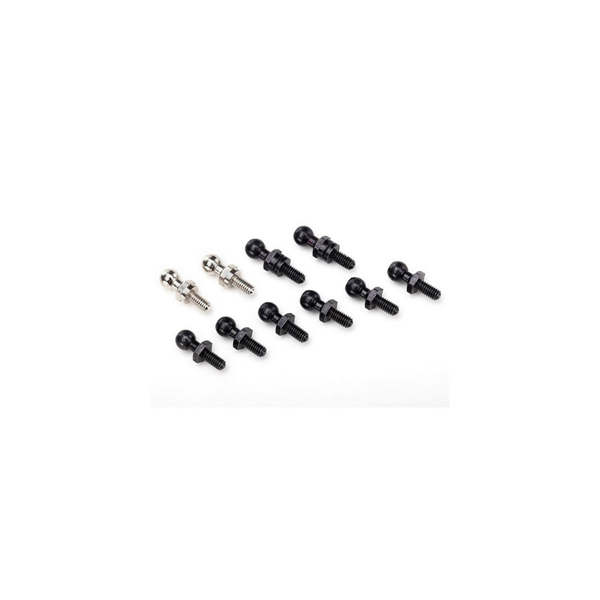 Traxxas 7540X Pivot balls: schwarz (6), silber (2),...