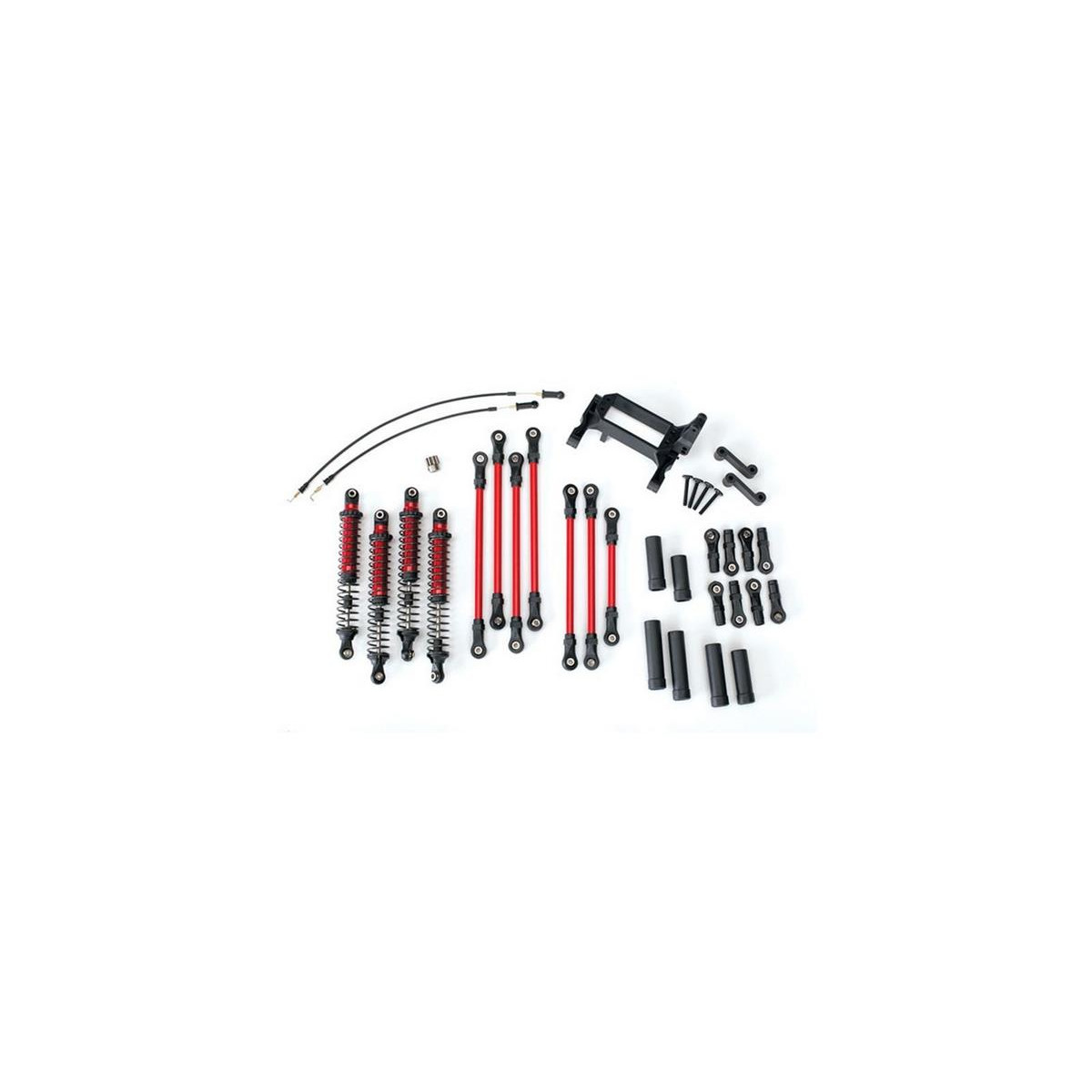 TRX-4 Long Arm Lift Kit komplett rot