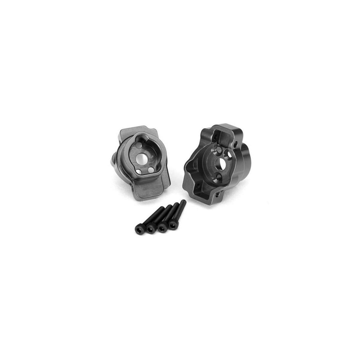 Traxxas 8256A Portal-Drive-Axle-Mount hinten Alu charcoal...