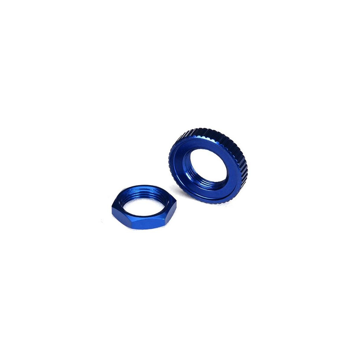 Traxxas 8345 Servo Saver Muttern Alu blau (hex (1),...