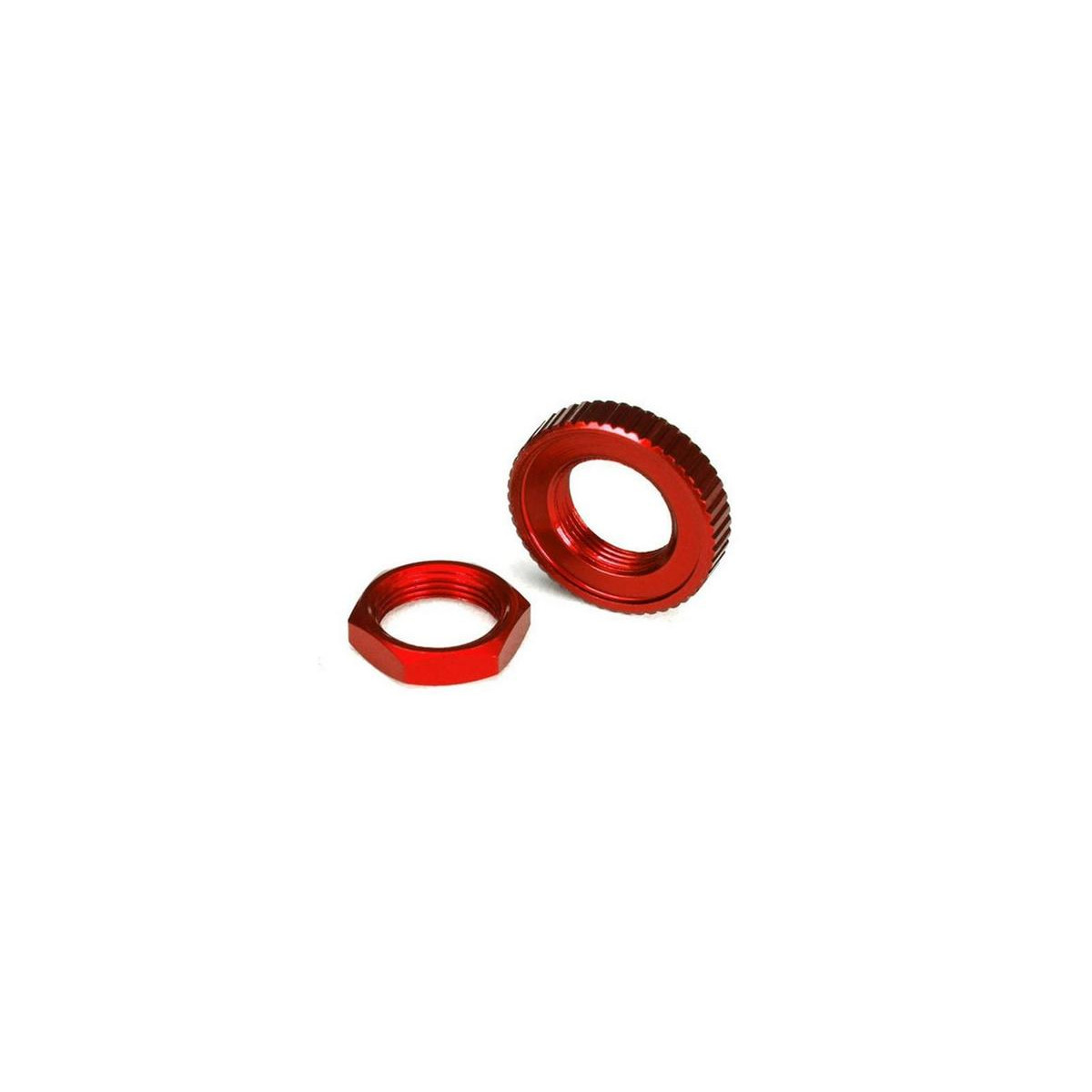 Traxxas 8345R Servo Saver Muttern Alu rot (hex (1),...