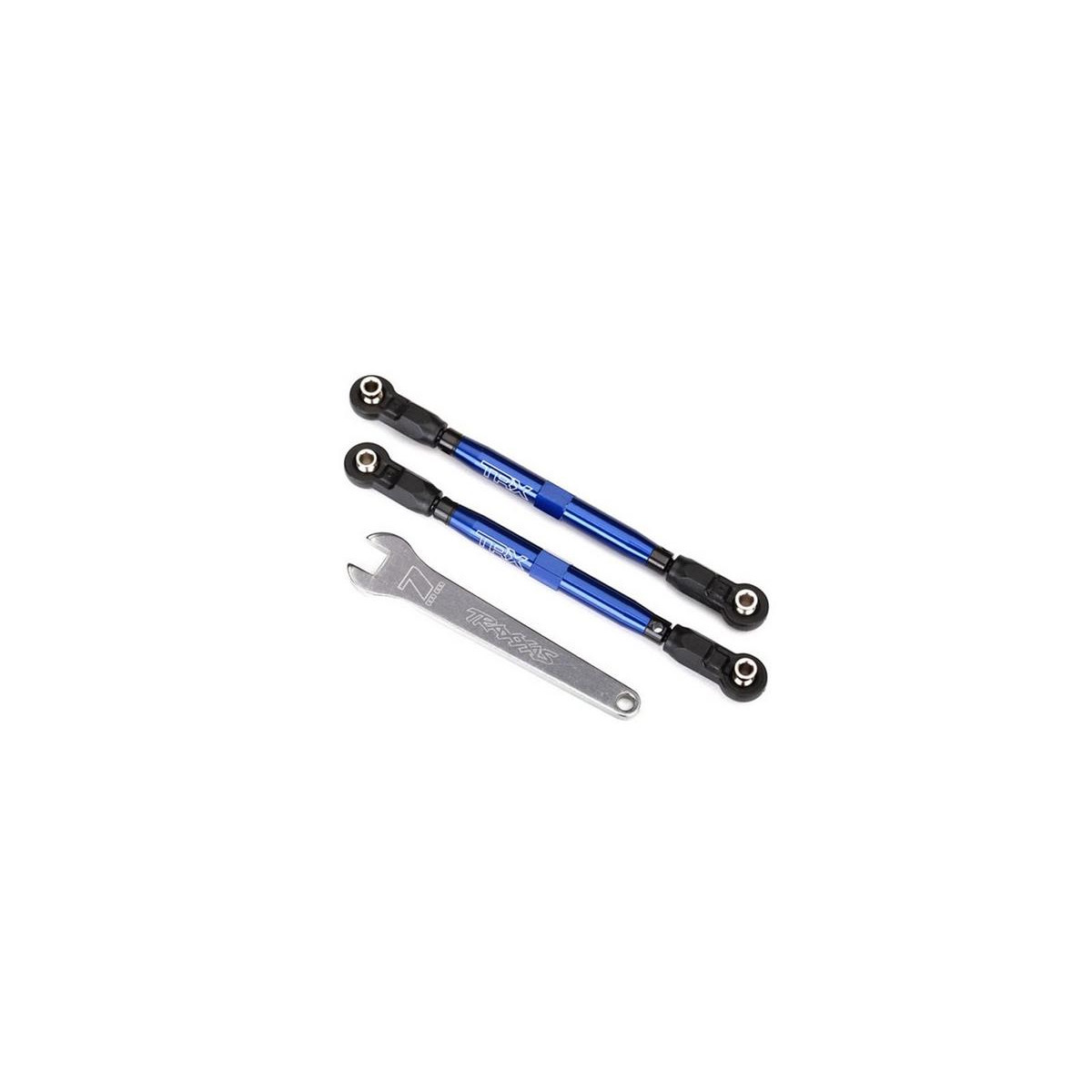 Traxxas 8547X Vorspur-Links vorn blau Alu (2)