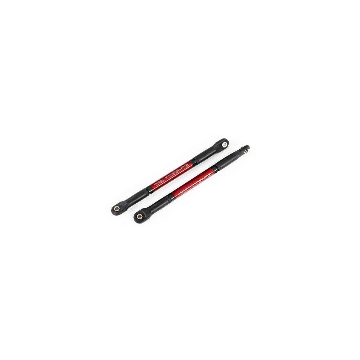 Push Rod (Akz) Heavy Duty rot eloxiert mit Kugelpfannen (2)