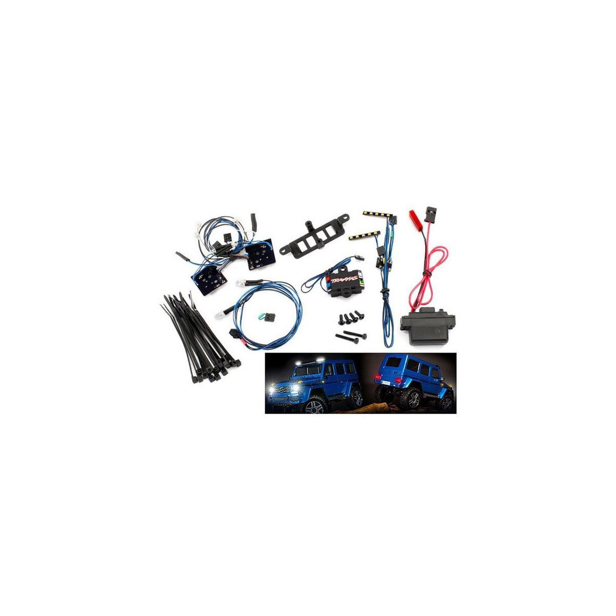 Traxxas 8898 LED Licht-Set kpl mit Power-Supply für...