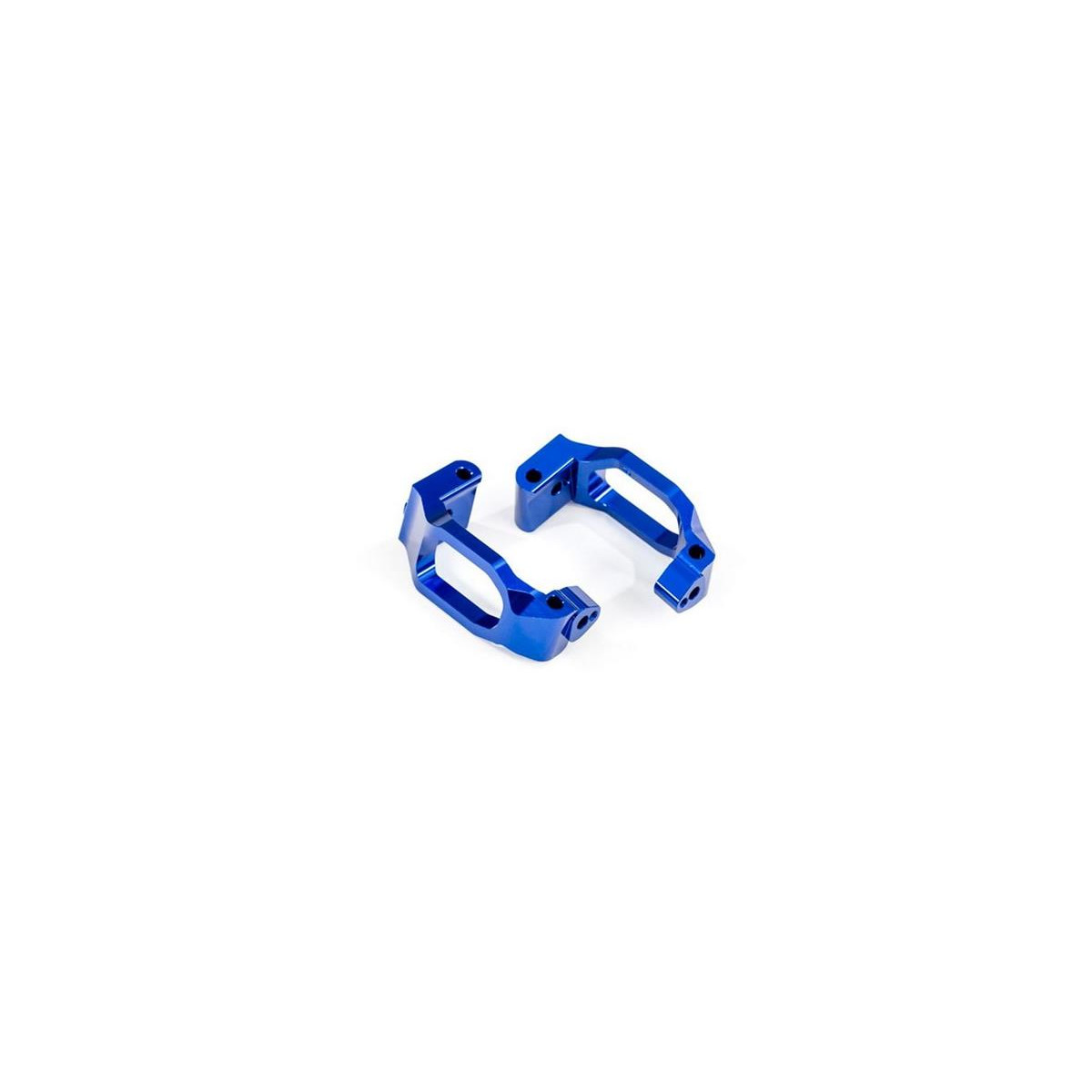 Traxxas 8932X Caster-Blocks (C-Hubs) l/r Alu blau