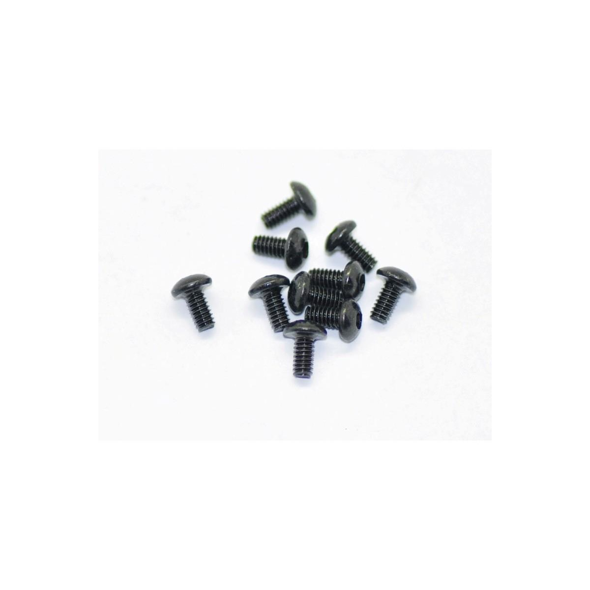 Screw allen roundhead M2x4 (10)