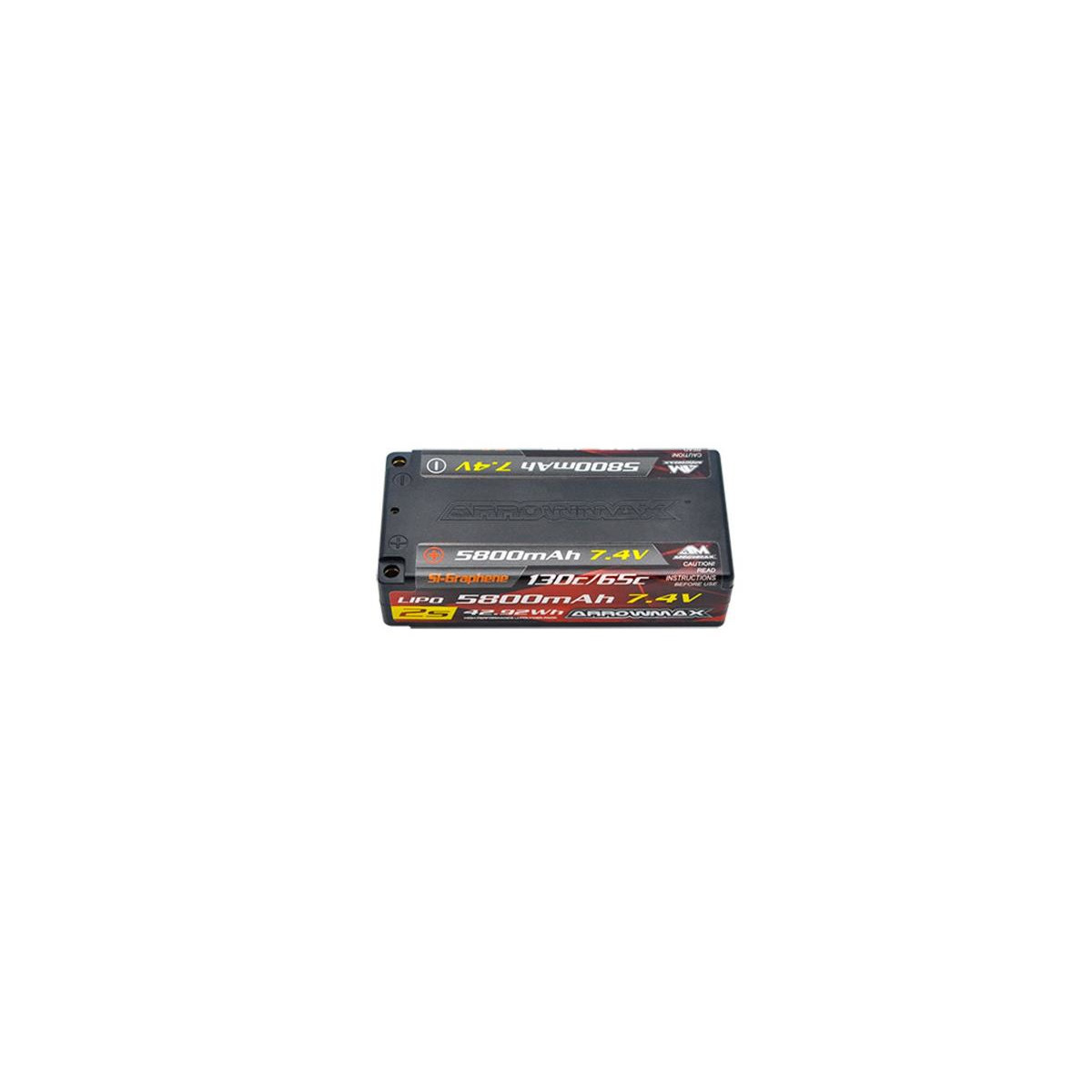 Arrowmax on Lipo 5800mah 2S Shorty-7.4V 65c Continuous...