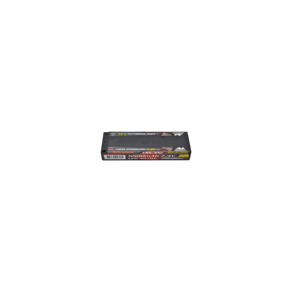 Arrowmax on Lipo 5500mah 2S TC Ultra Low Profile-7.4V 65c...