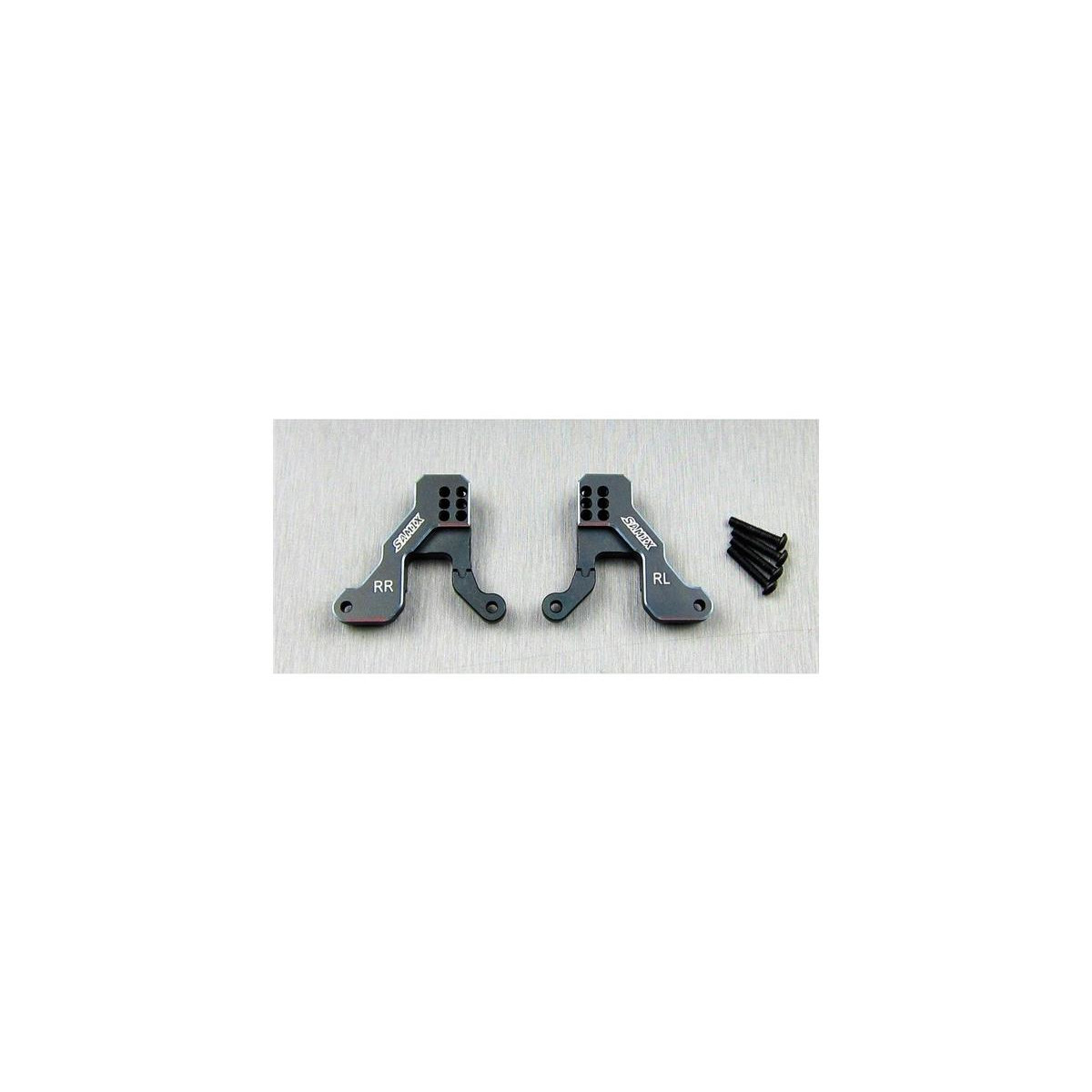 SAMIX TRX-4 alum. black rear shock plate SAMtrx4-6024