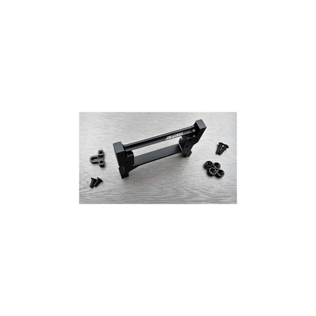 SAMIX TRX-4 alum. black front cross adjustable servo brace