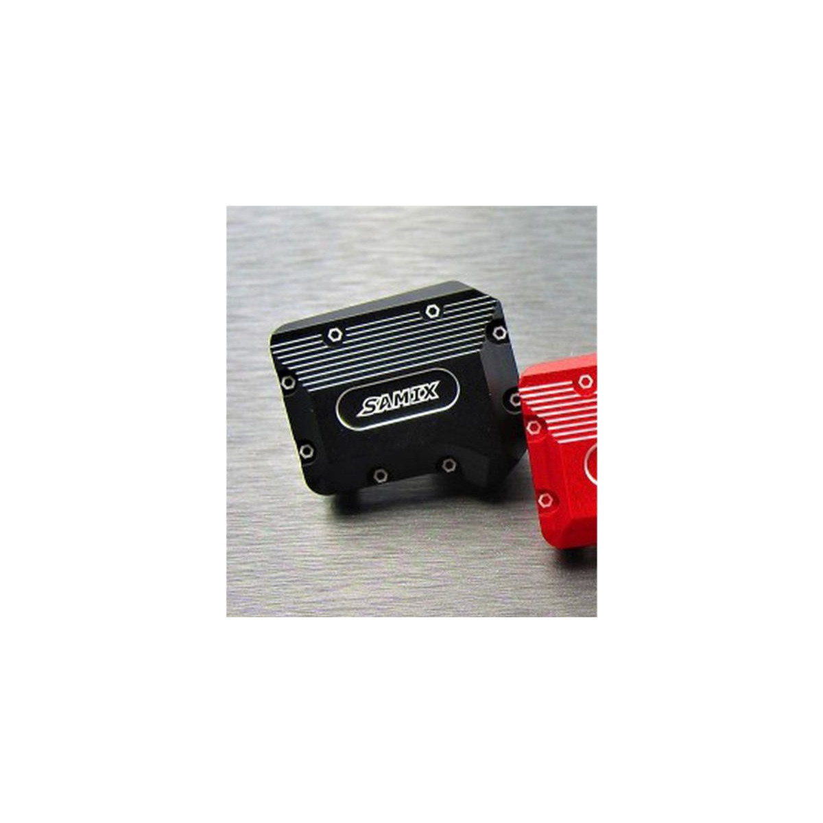 SAMIX TRX-4 alum. black diff. cover SAMtrx4-6075