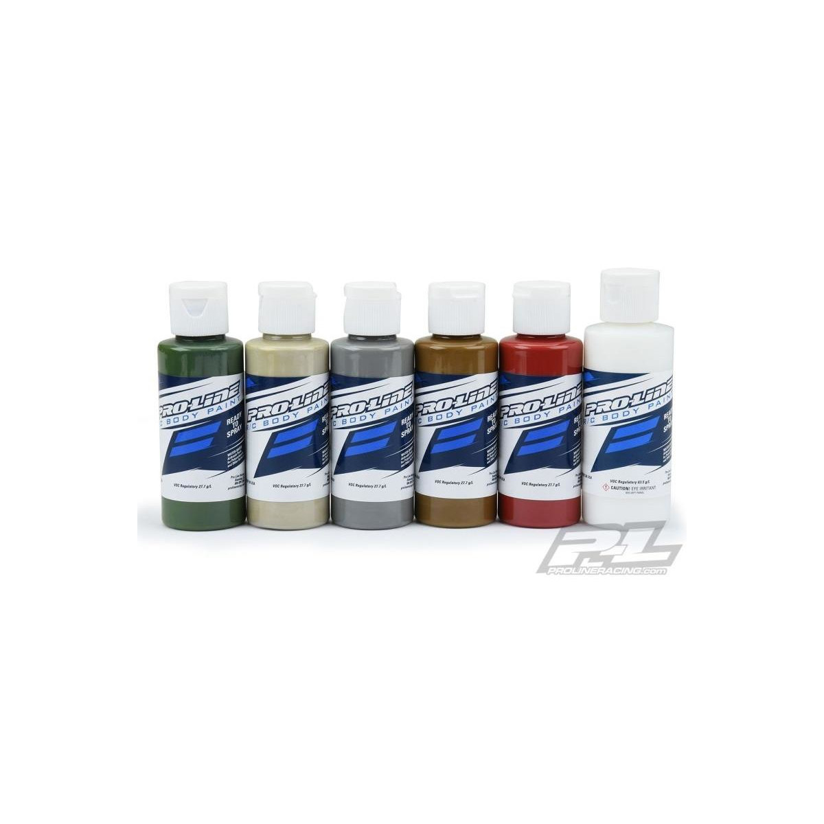 Proline PRO6323-04 RC Body Paint Military Color Set (6 Pack)