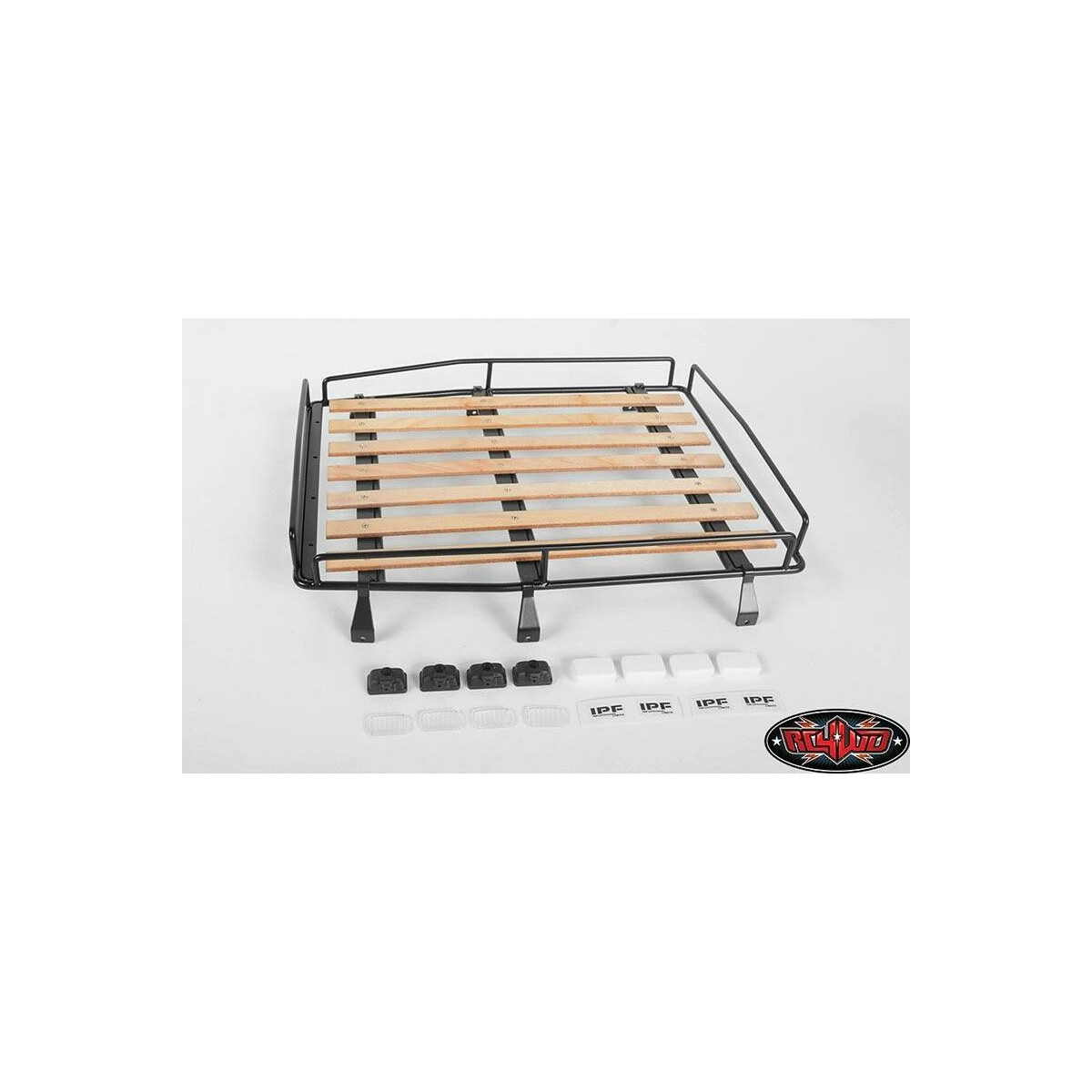 RC4WD RC4VVVC0437 Wood Roof Rack w/Lights for RC4WD...