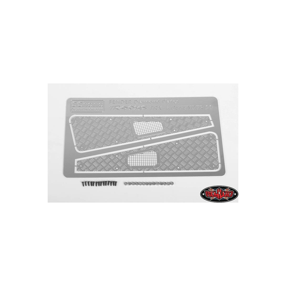 RC4WD RC4VVVC0438 Diamond Plate Fender Covers for Traxxas...