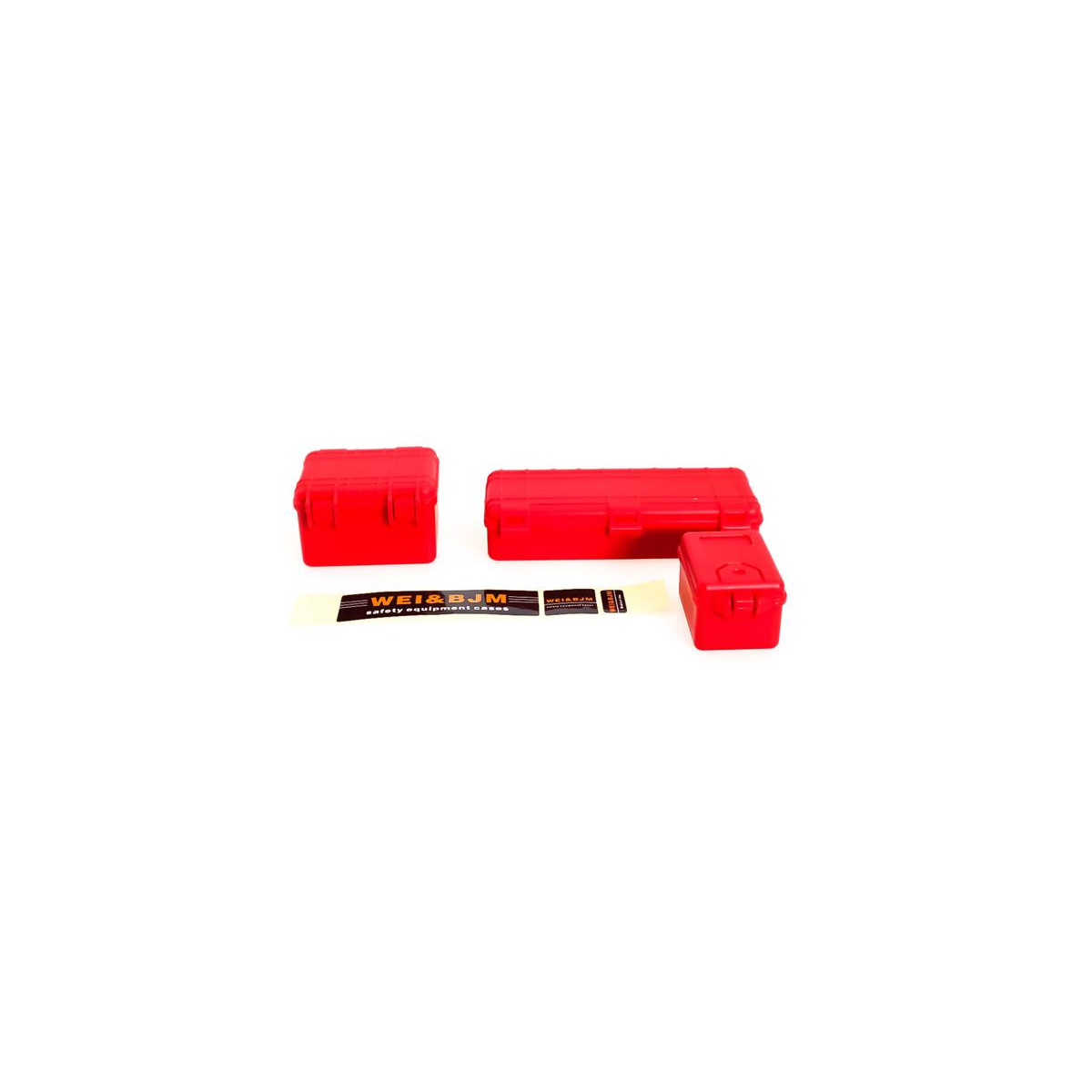 1/10 Tool Case of Scale Accessories for RC Crawler - red