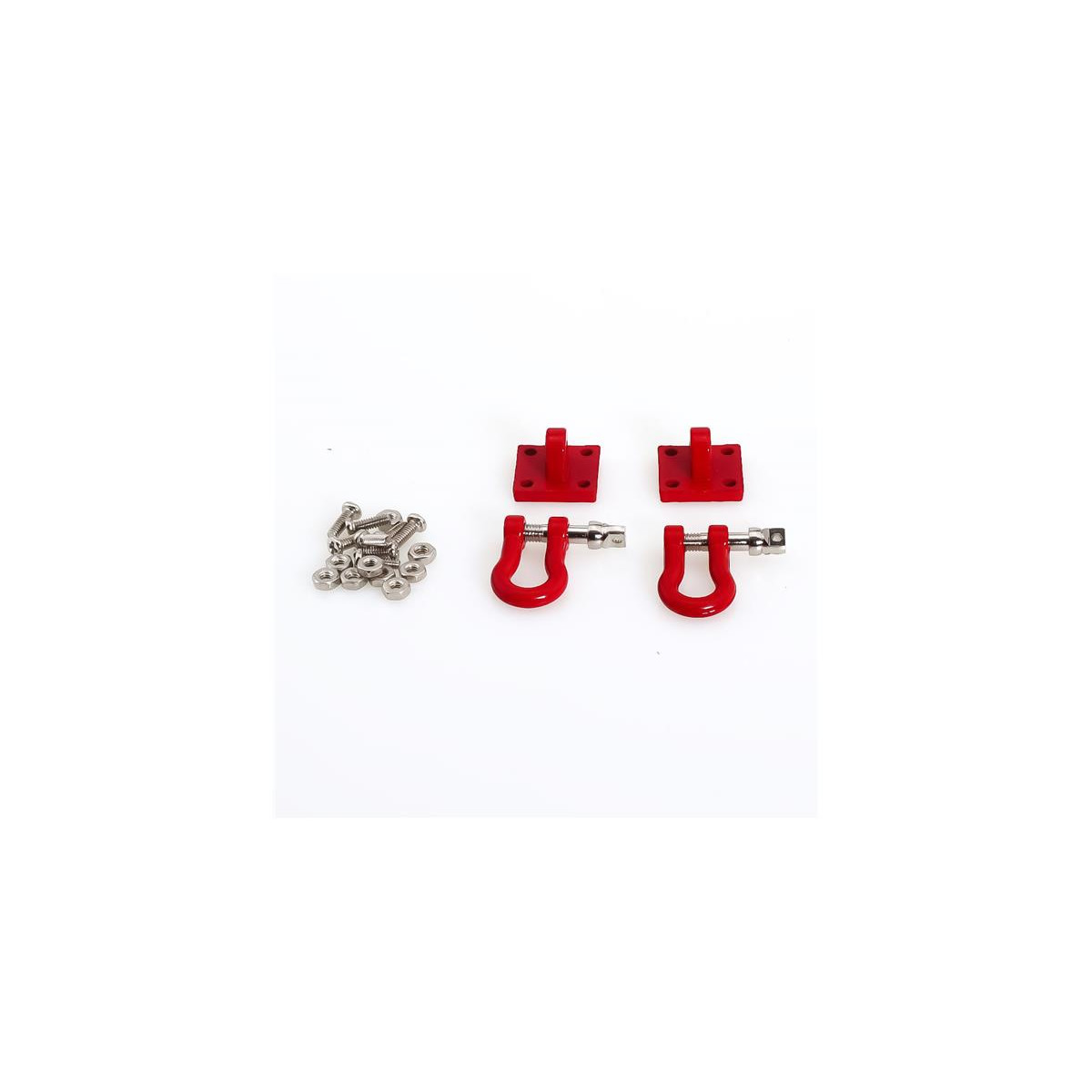 TSP-Racing TSP-601815 1:10 RC Metal Trailer Hook - Red