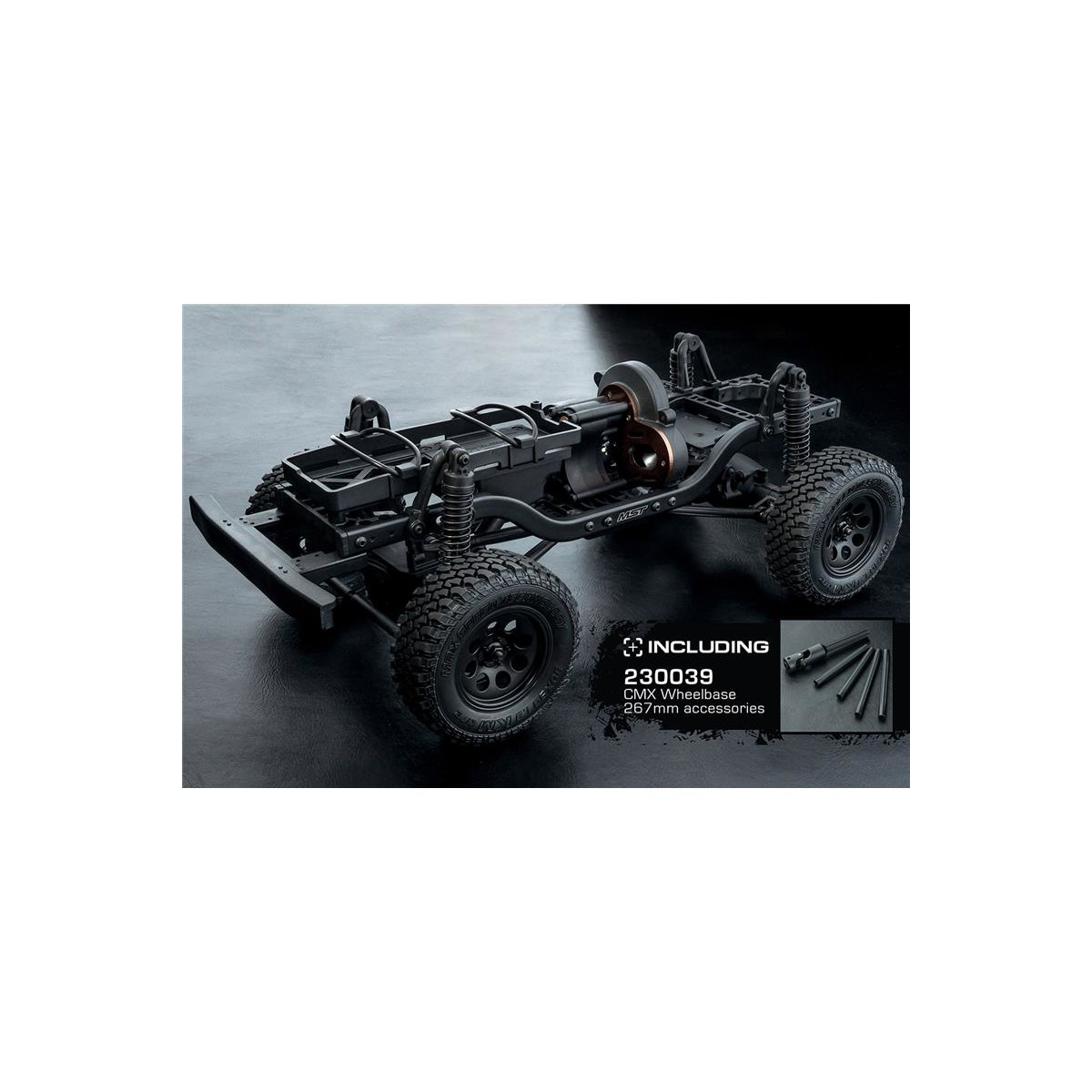 MST CMX 4WD Crawler KIT Mittelmotor Radstand 242/252/267mm