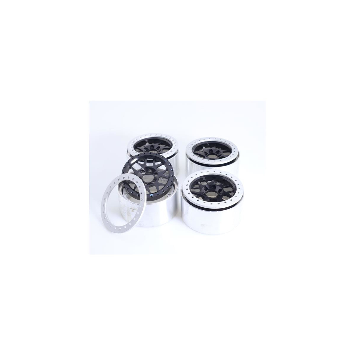 2.2 Aluminum Beadlock Crawler Wheels 4pcs - KM82