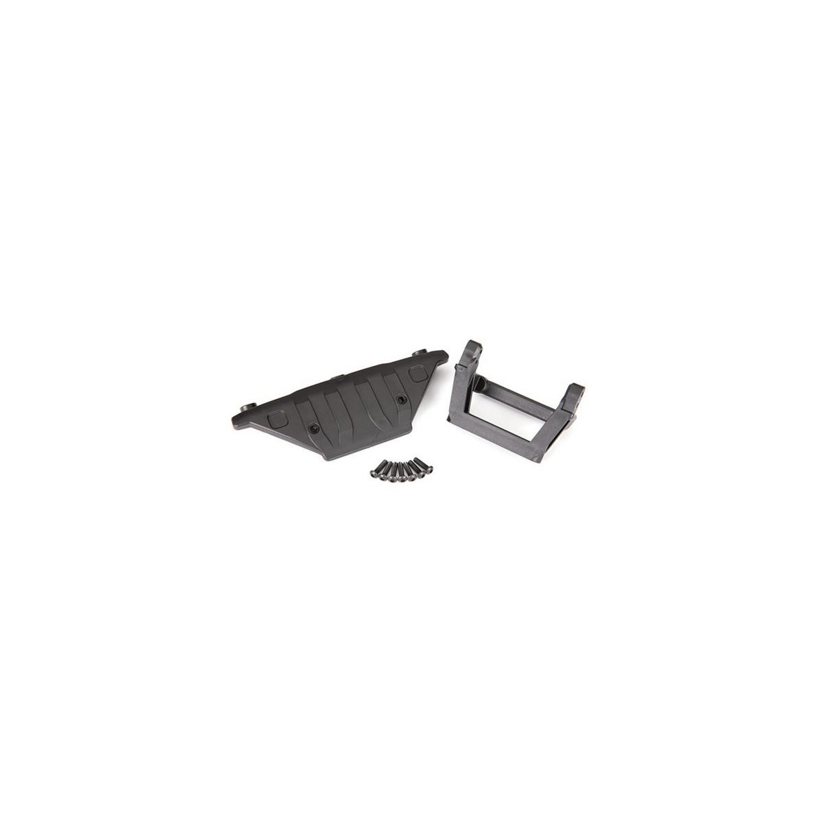 Traxxas TRX9223 Bumper-Halter & Skidplatte + Schrauben