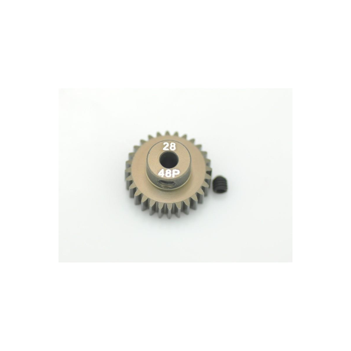 Motor-pinion alu hard  48P / 28T