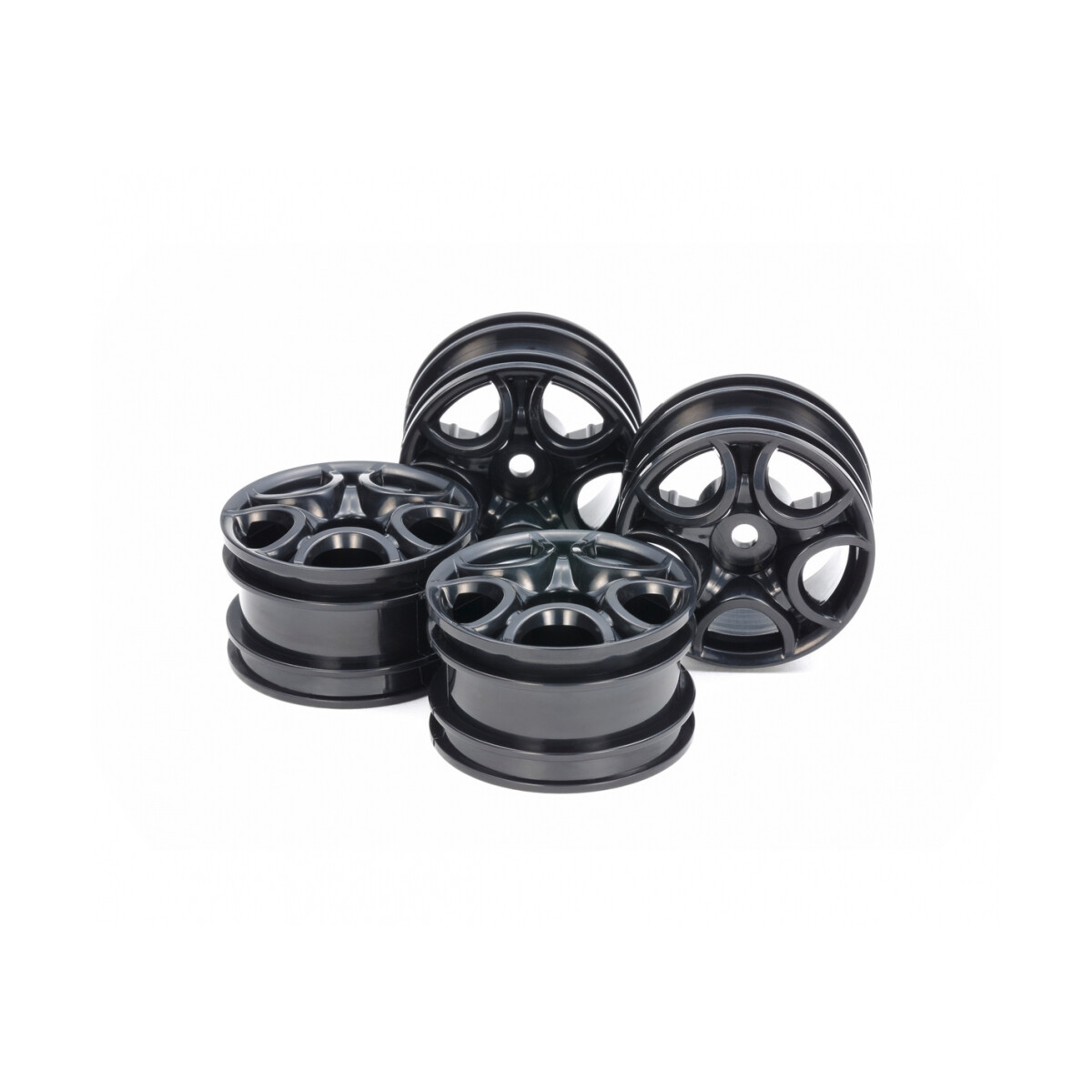 C-Shaped 10-Spoke Wheel Black (4)