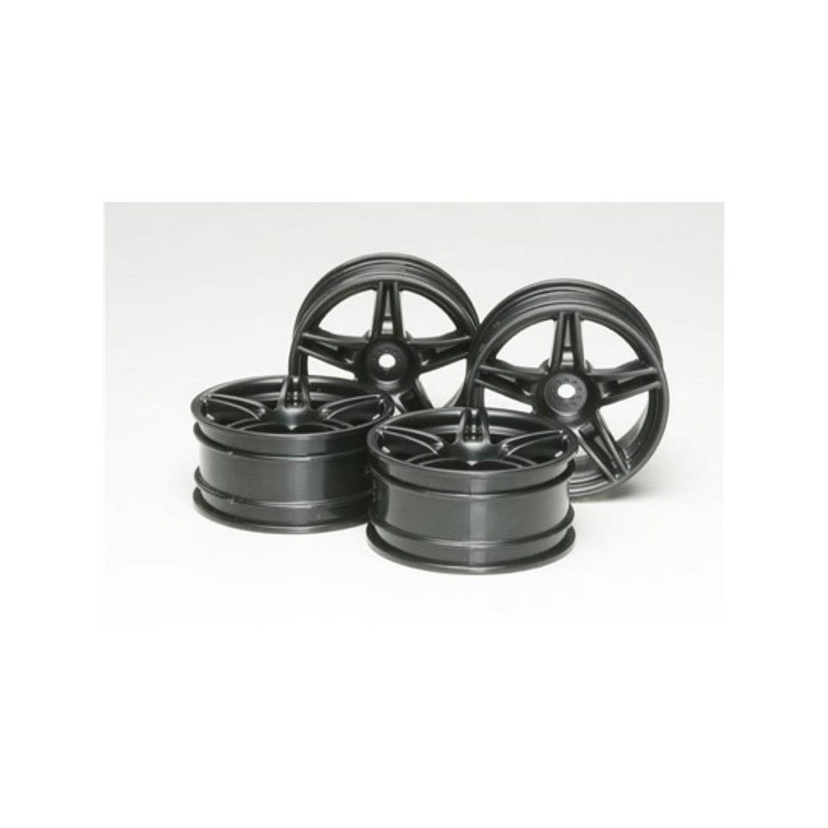 Tamiya 300051263 1:10 Felgen (4) Twin schwarz