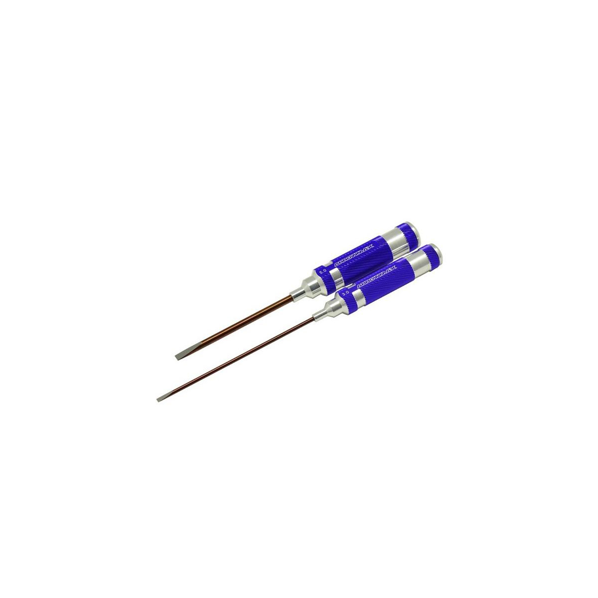 Arrowmax Flat Head Screwriver Set 3.0 & 5.0-2-part,...