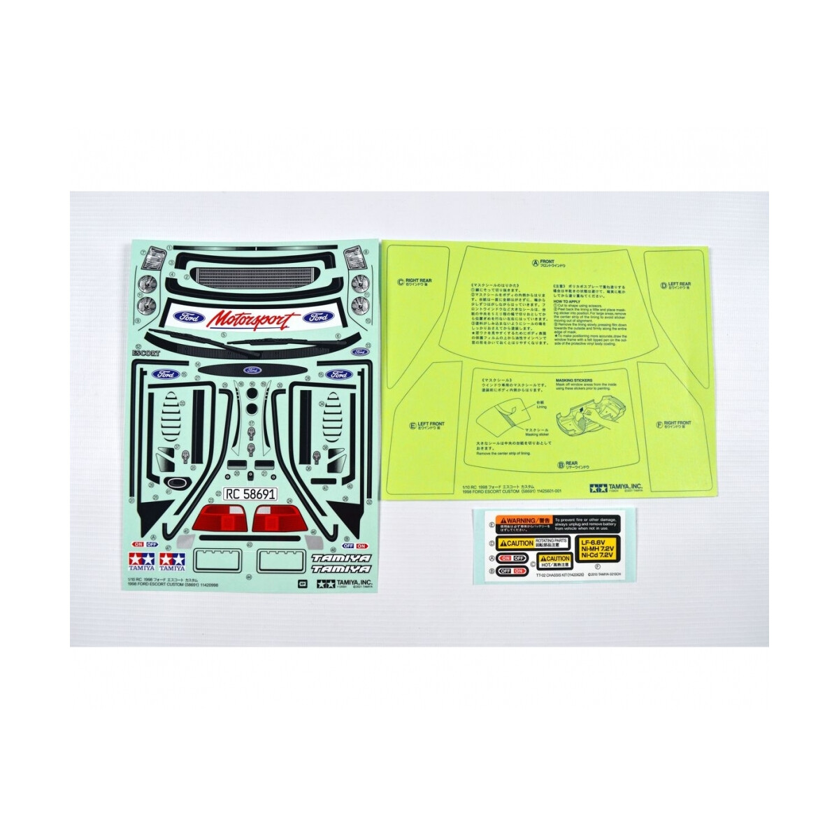 Sticker Bag Ford Escort Custom 58691 box