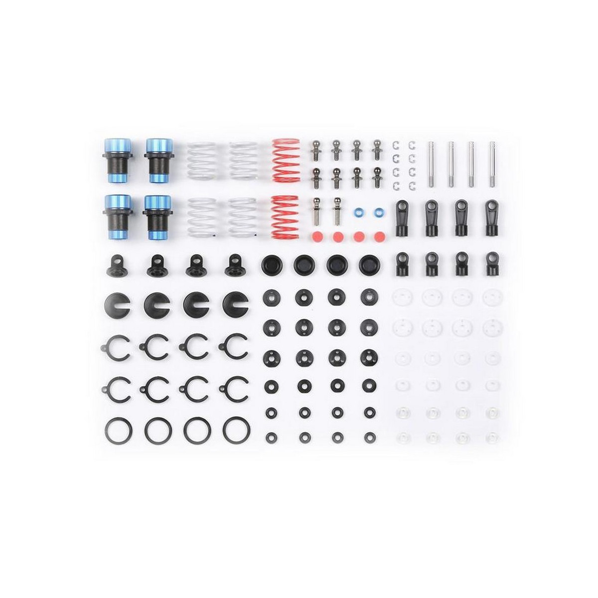 Tamiya 300054000 Alu Dämpfer-Set (4) M-Chassis