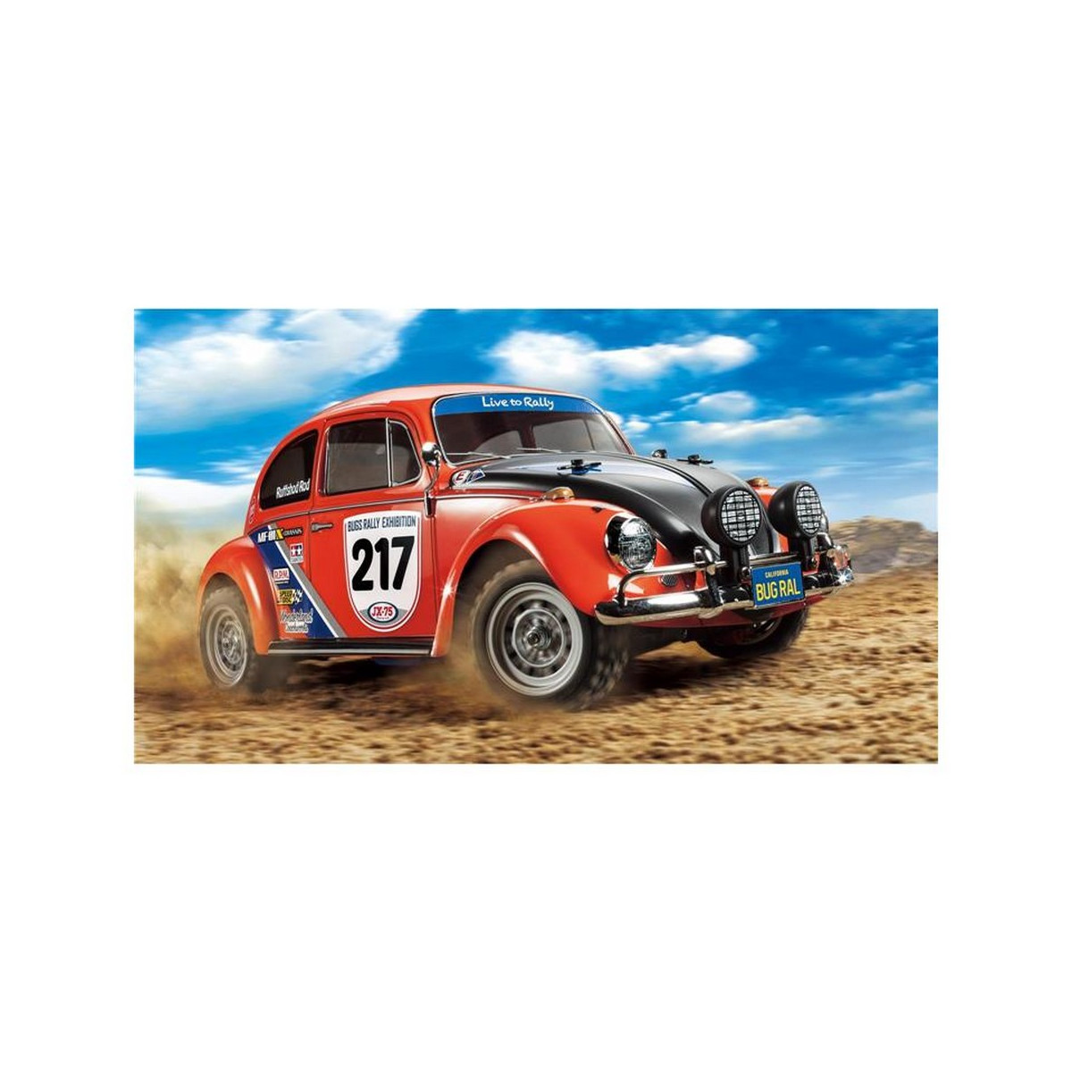 Tamiya 300058650 1:10 RC VW Beetle Rally MF-01